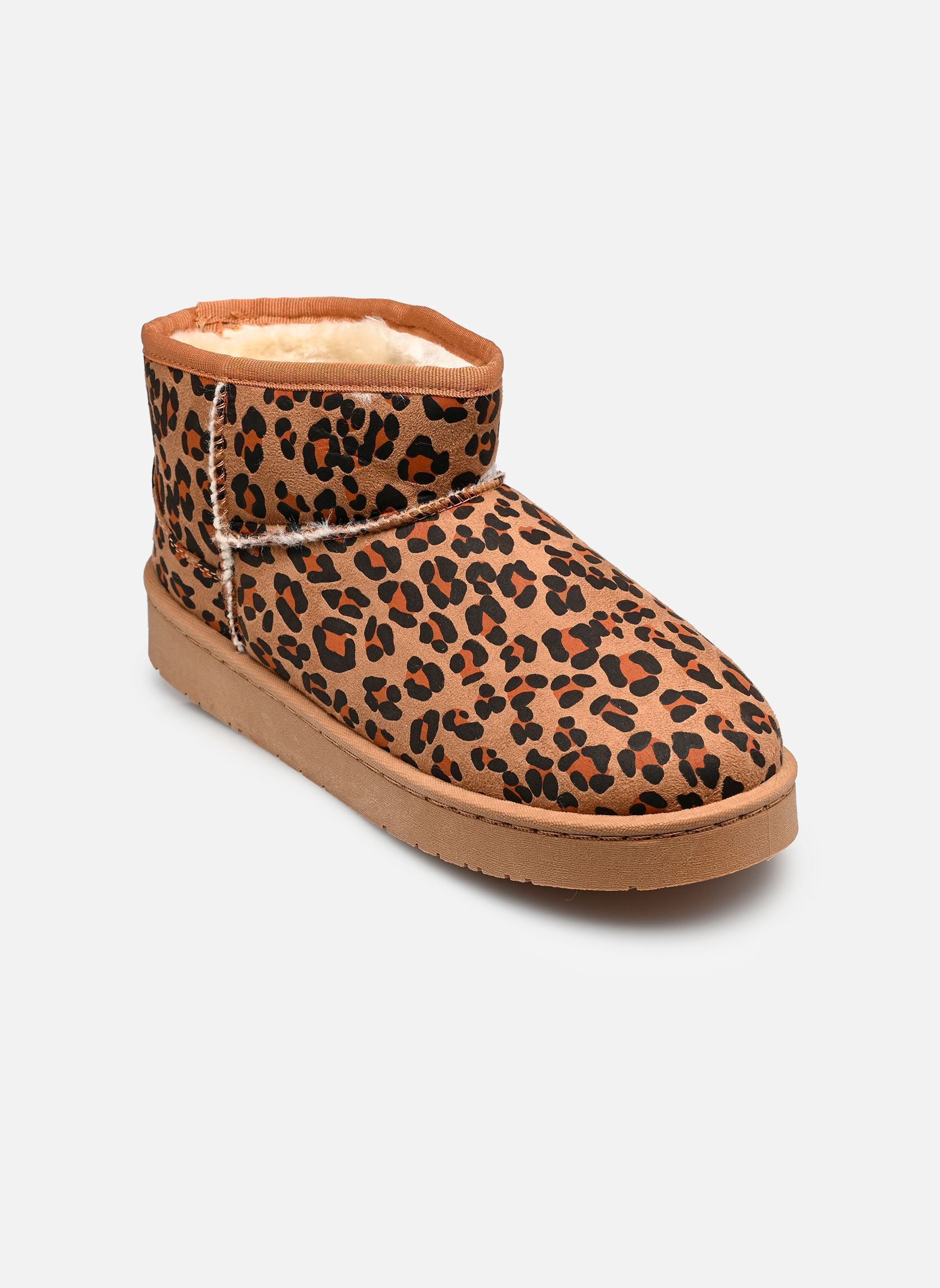 Gefütterte Stiefeletten Boots THULA damen braun MADE BY Gefütterte Stiefeletten Boots THULA damen braun LEOPARD