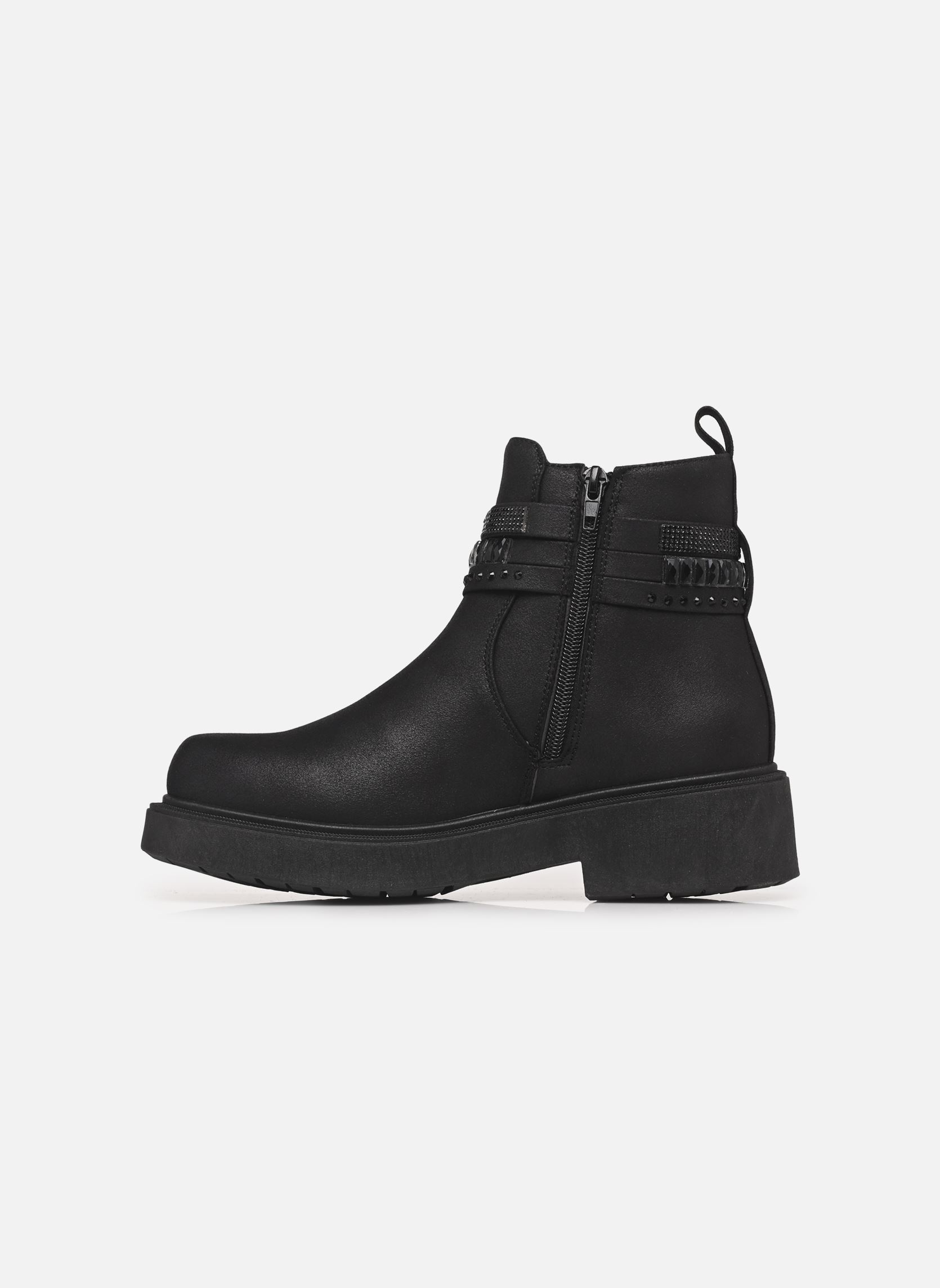 Bottines motardes Boots THADA femme noir MADE BY Bottines motardes Boots THADA femme noir NOIR