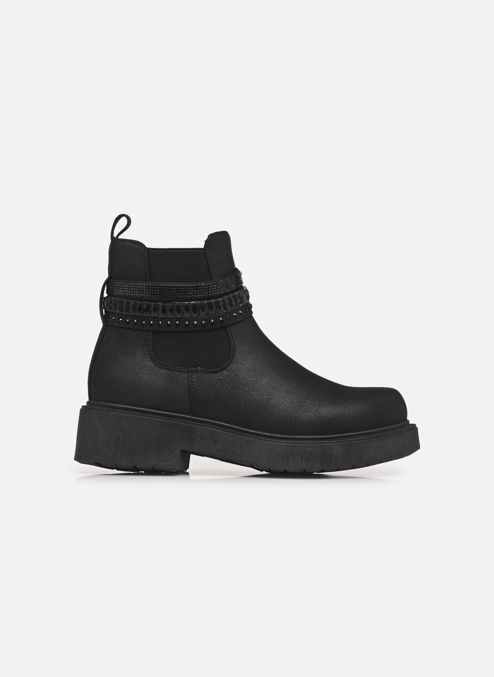Bottines motardes Boots THADA femme noir MADE BY Bottines motardes Boots THADA femme noir NOIR