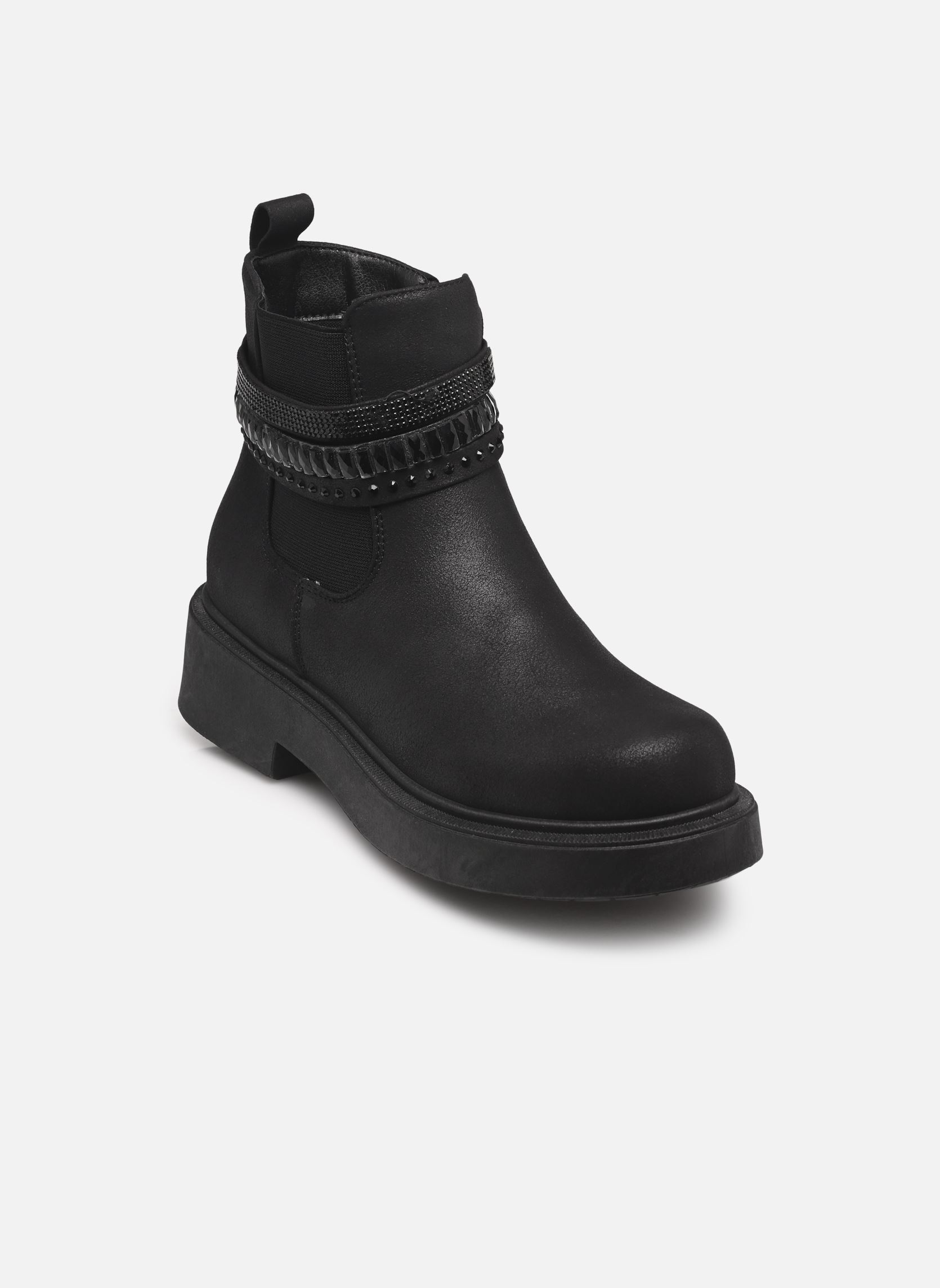Bottines motardes Boots THADA femme noir MADE BY Bottines motardes Boots THADA femme noir NOIR