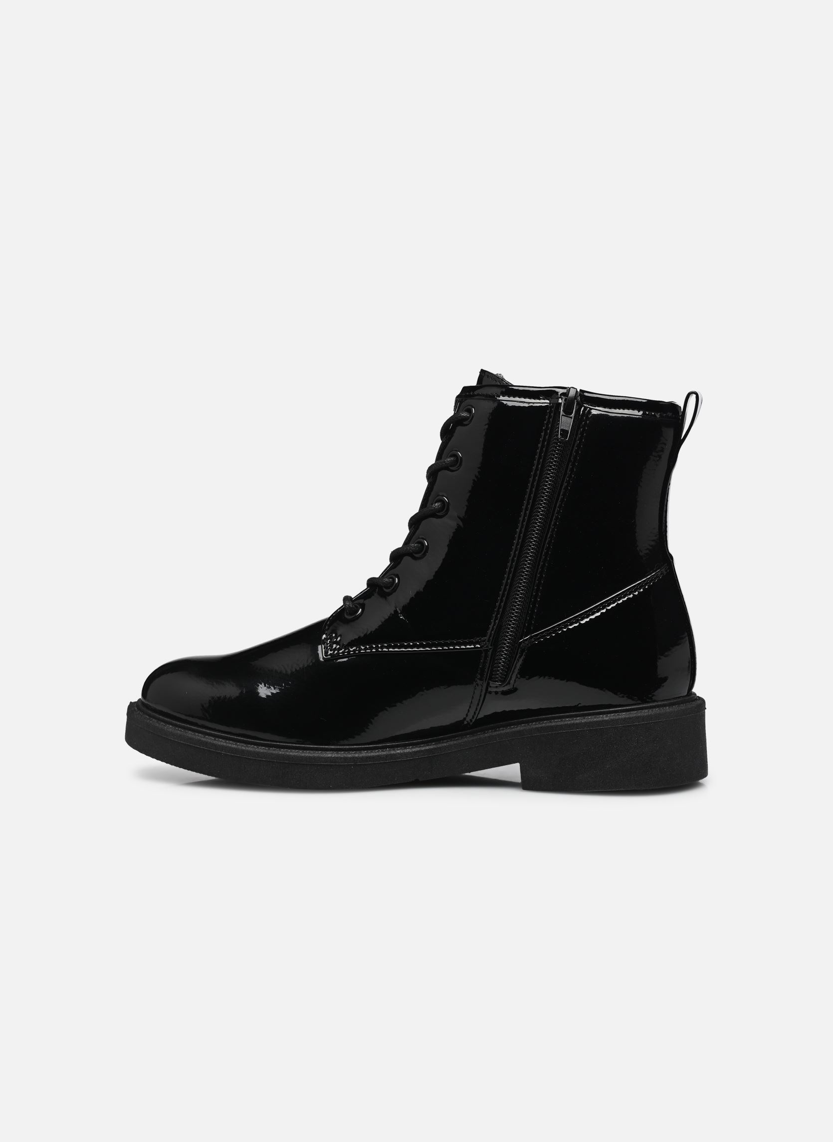 Veterlaarsjes Boots THIDY dames zwart MADE BY Veterlaarsjes Boots THIDY dames zwart NOIR
