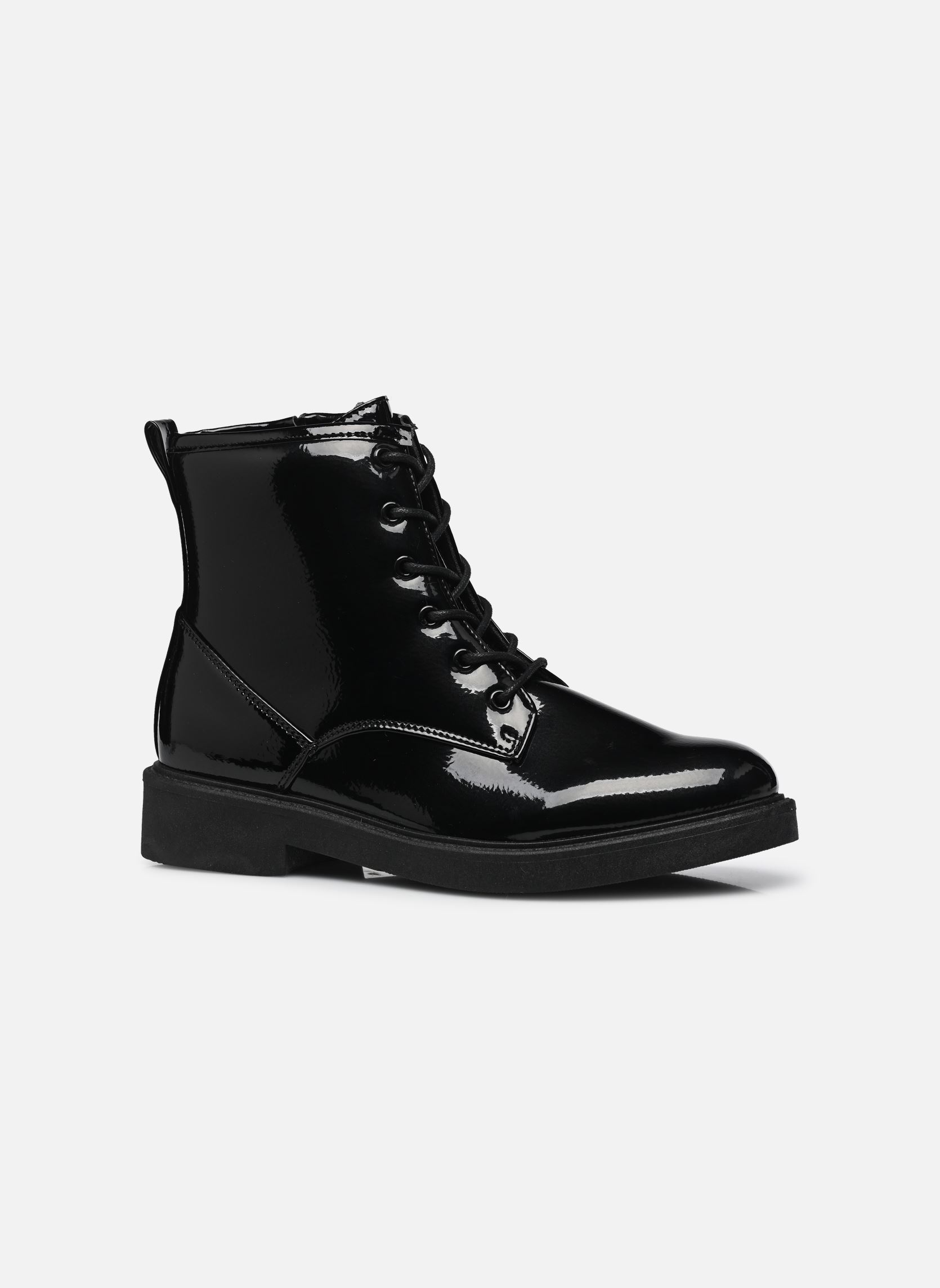 Veterlaarsjes Boots THIDY dames zwart MADE BY Veterlaarsjes Boots THIDY dames zwart NOIR