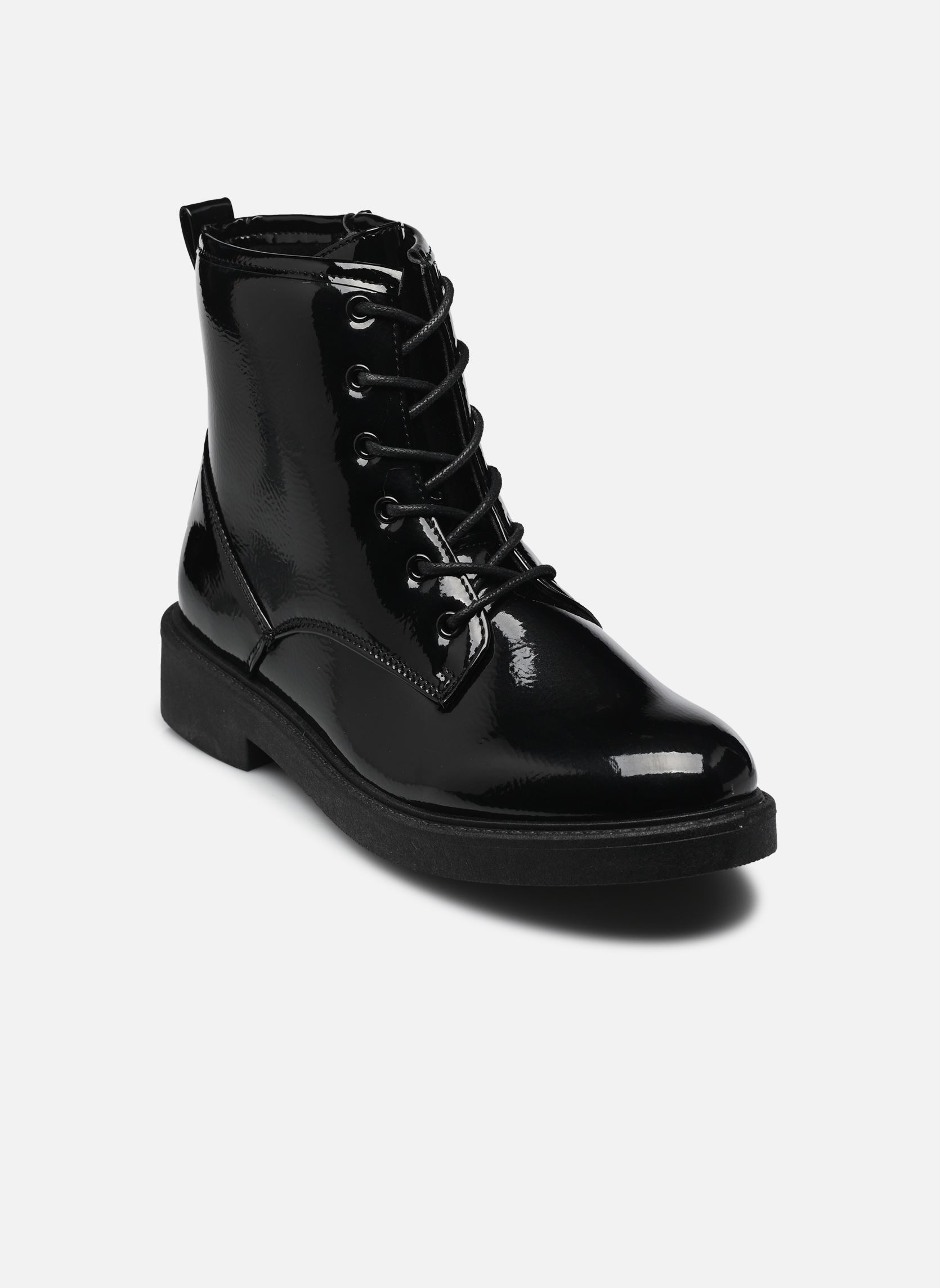 Veterlaarsjes Boots THIDY dames zwart MADE BY Veterlaarsjes Boots THIDY dames zwart NOIR