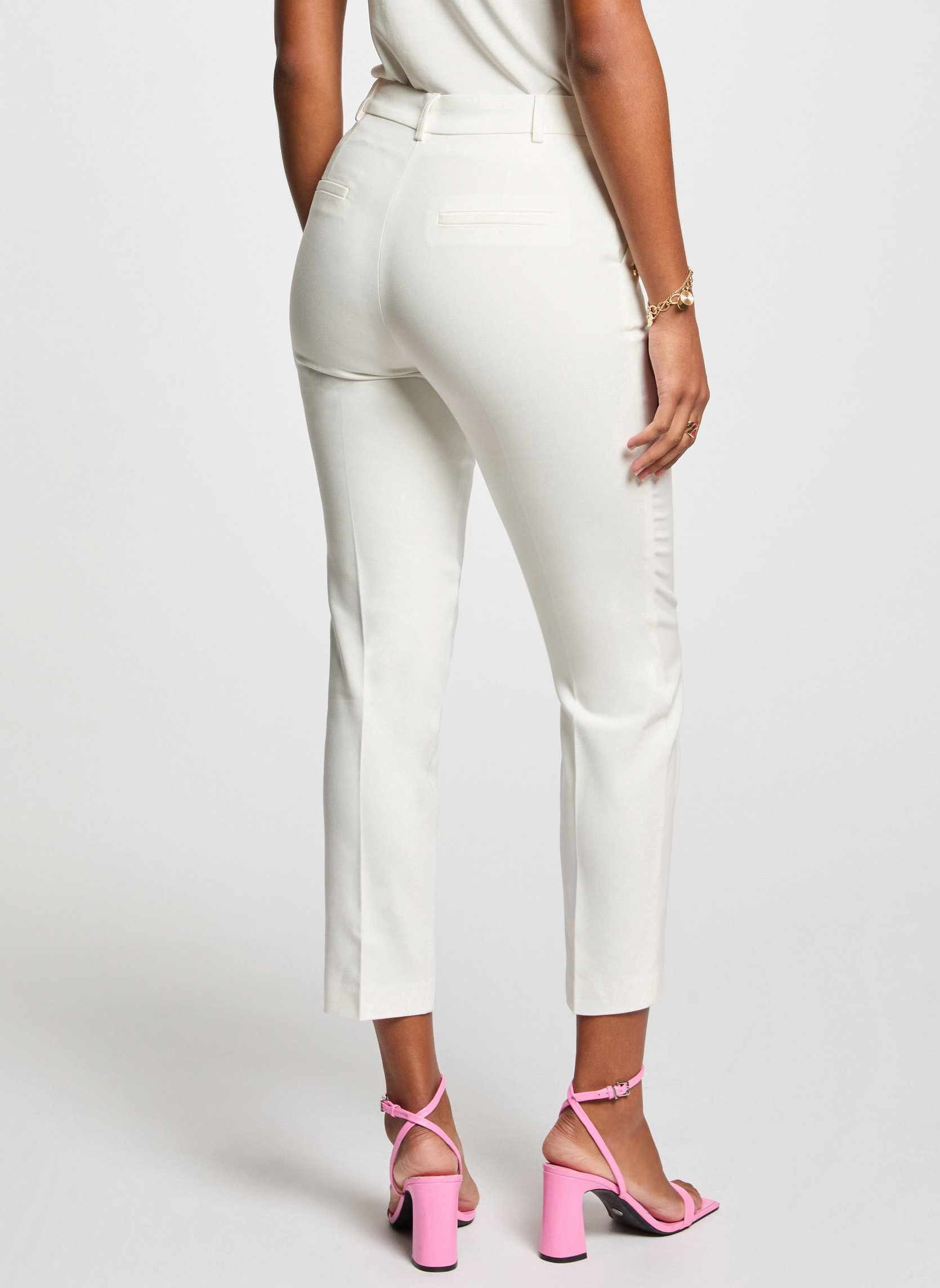 Pantalons droit 251-PKY.F femme blanc Morgan Pantalons droit 251-PKY.F femme blanc Blanc