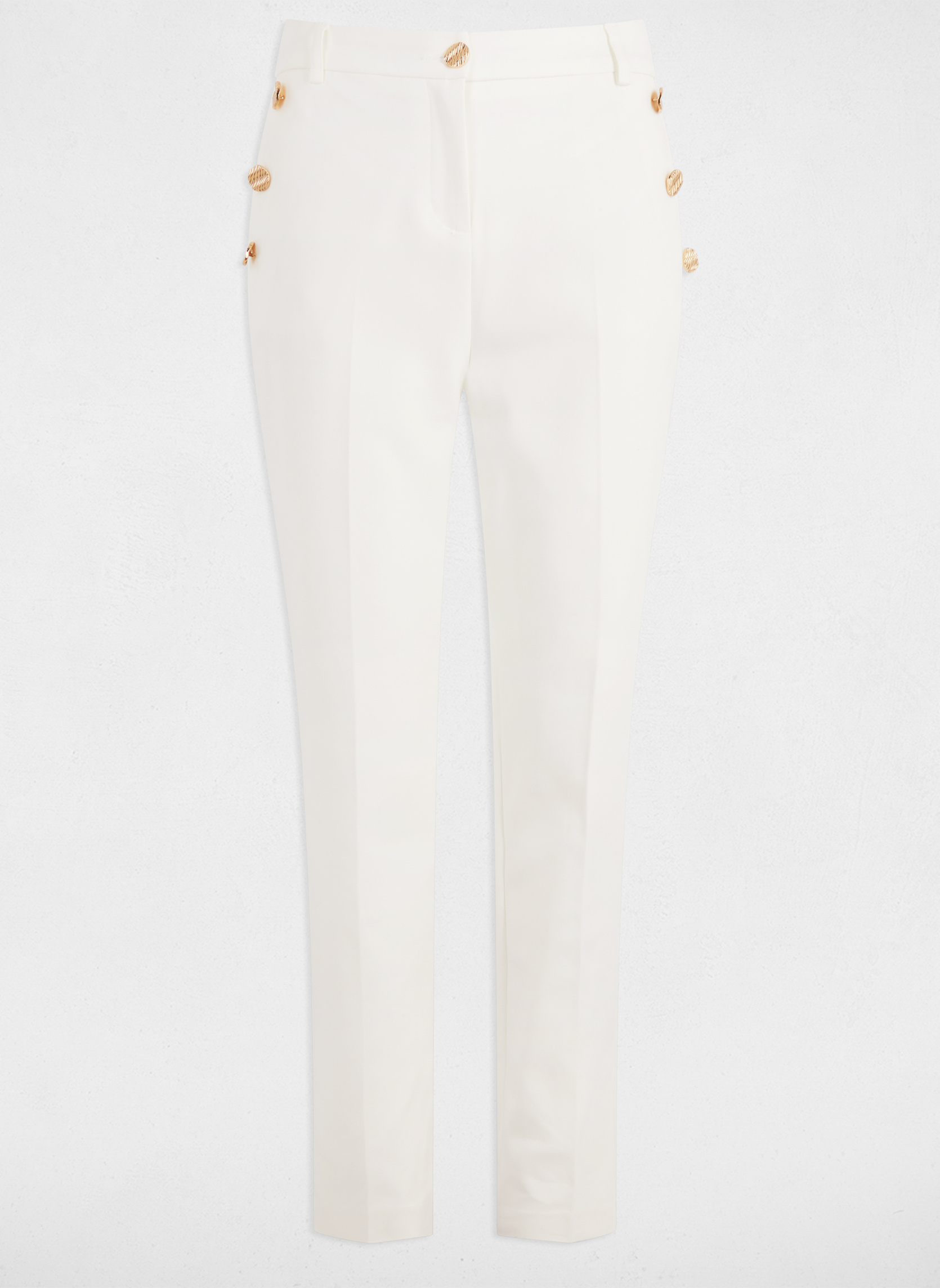 Pantalons droit 251-PKY.F femme blanc Morgan Pantalons droit 251-PKY.F femme blanc Blanc