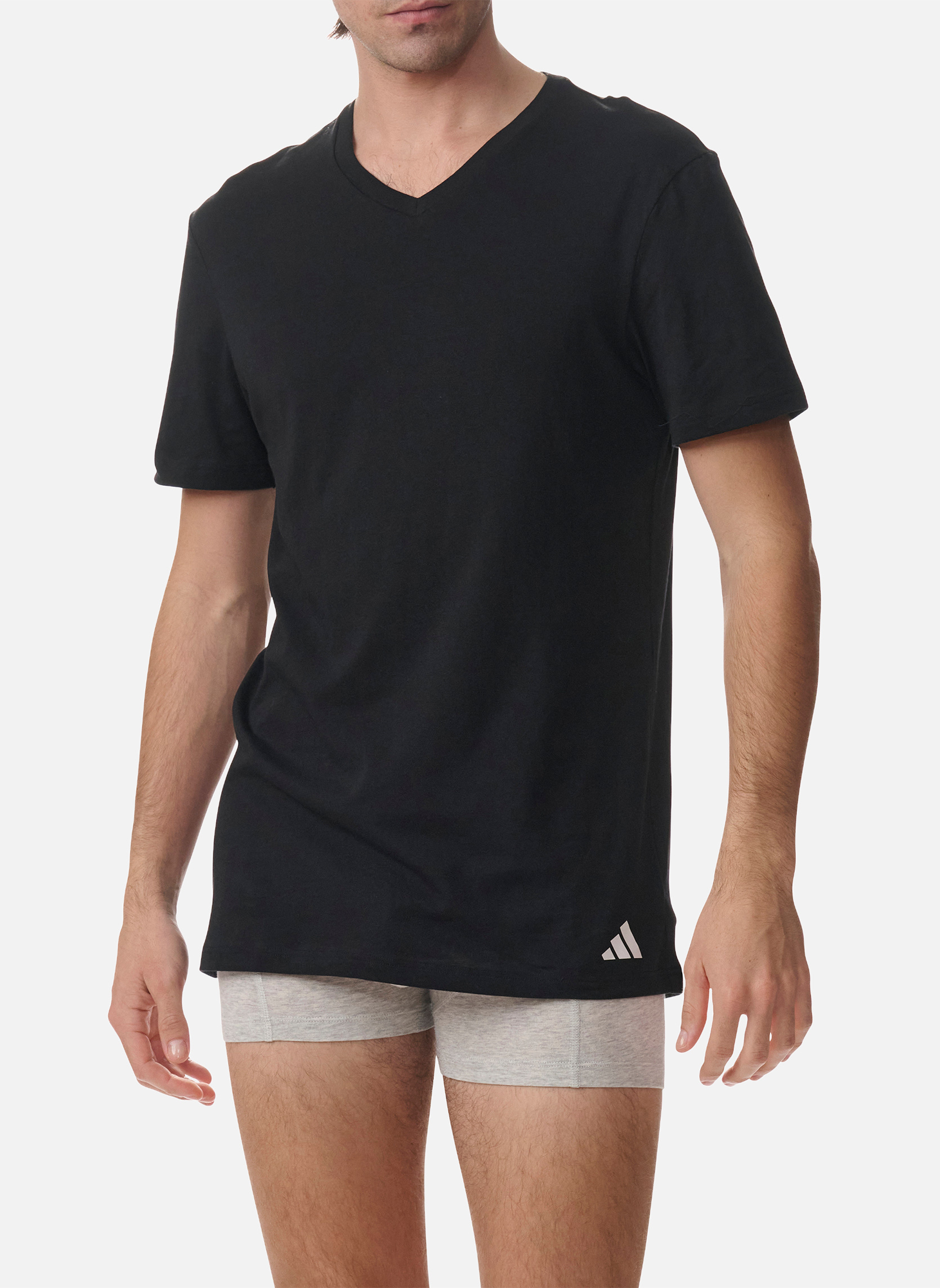 Adidas Performance Col adidas performance Tee-shirts manches courtes Lot de 3 tee-shirts homme ...