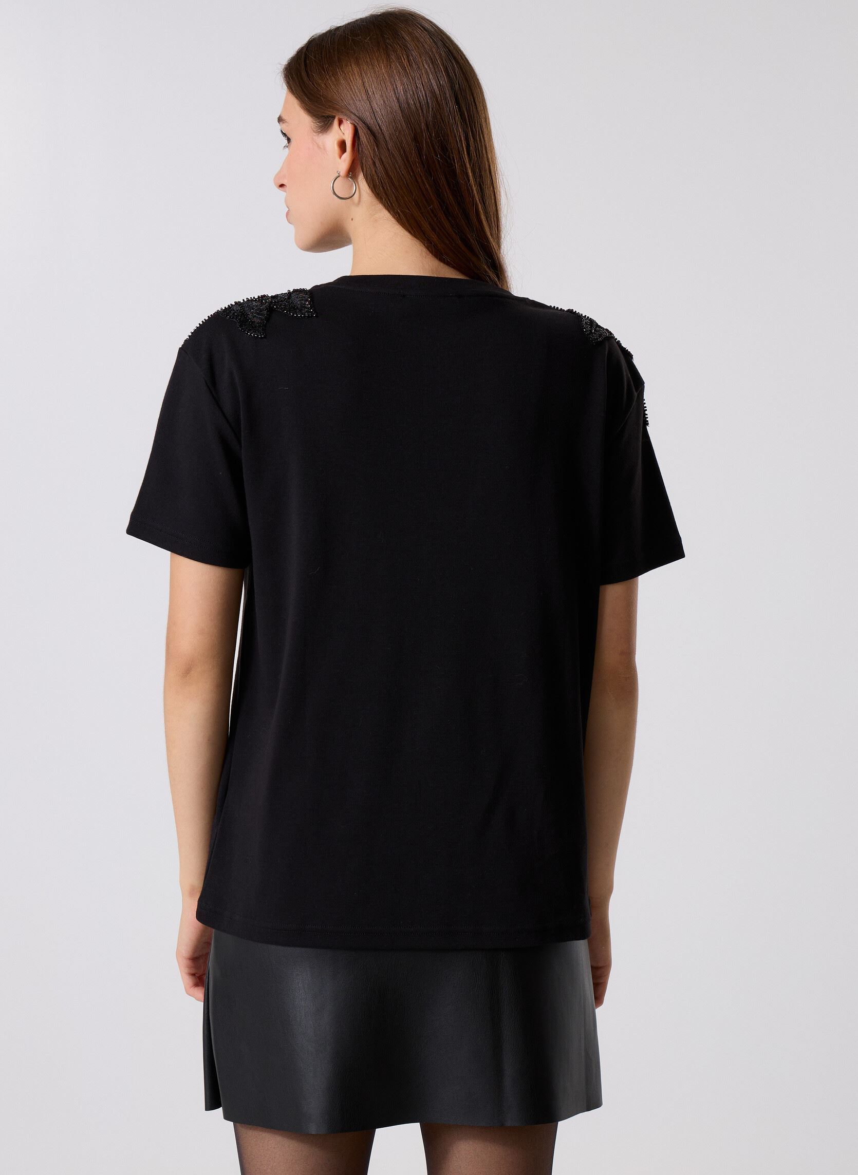 Tee-shirts manches courtes TPIERLA femme noir MADE BY Tee-shirts manches courtes TPIERLA femme noir Jet black