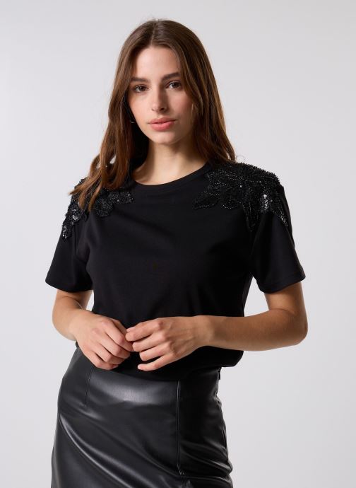 MADE BY Tee-shirts manches courtes TPIERLA femme noir