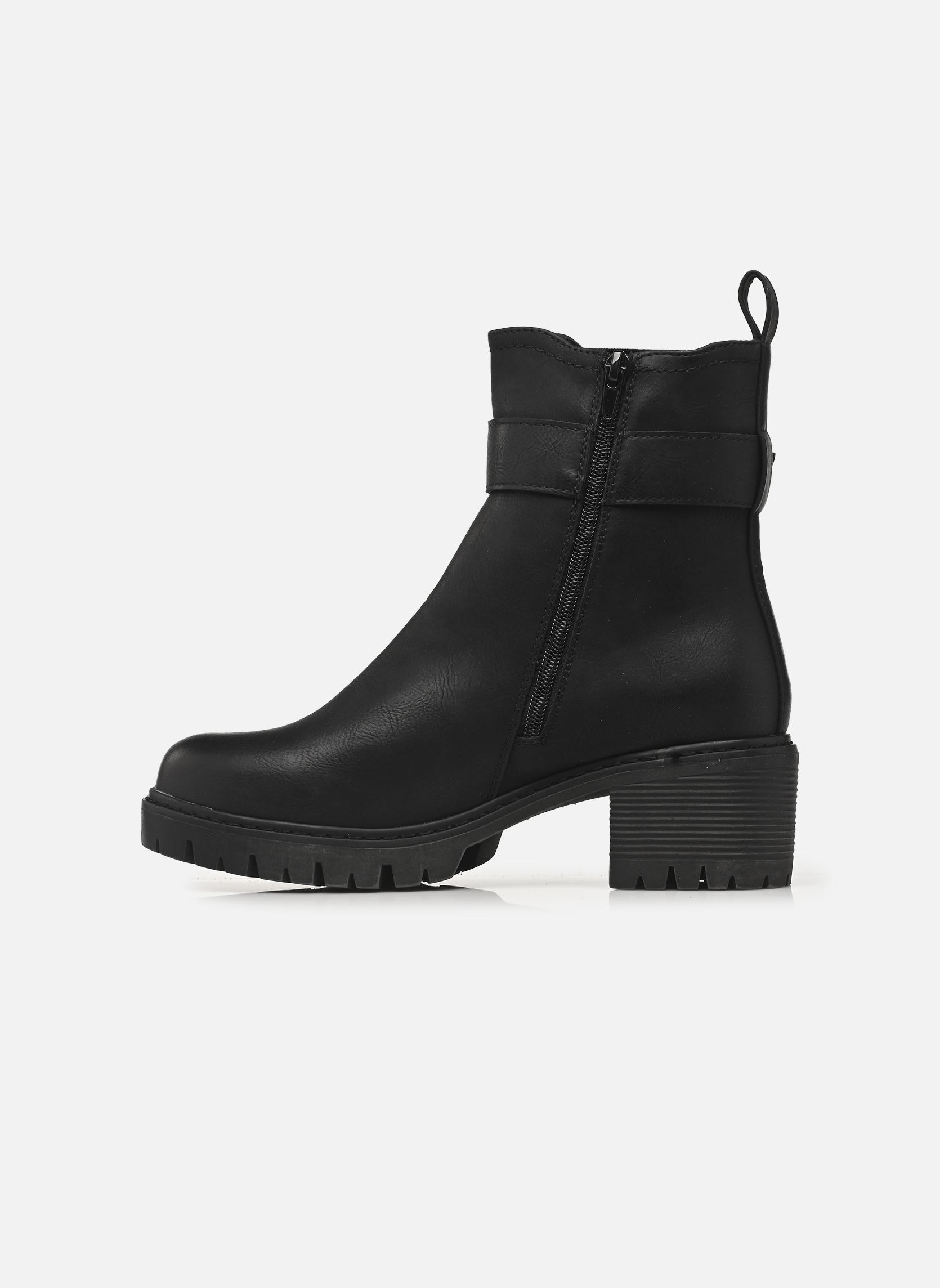 Biker-Stiefeletten Boots THYDE damen schwarz MADE BY Biker-Stiefeletten Boots THYDE damen schwarz NOIR