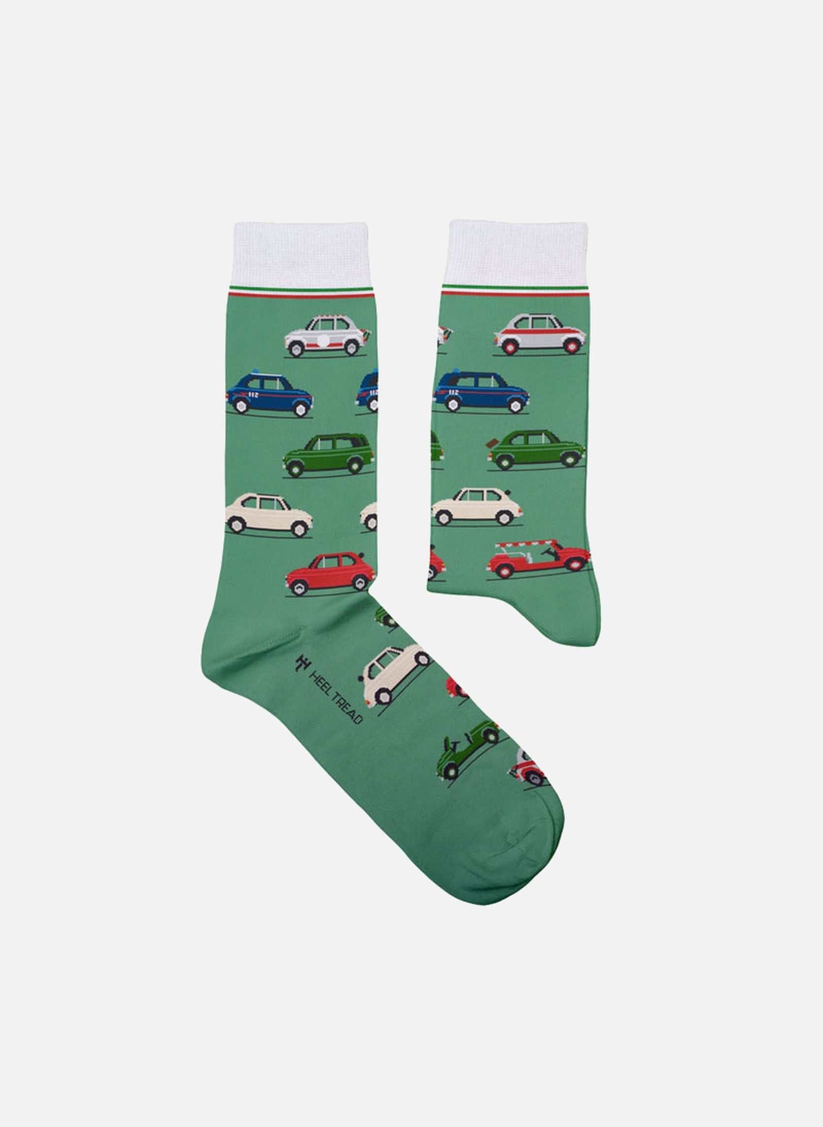 Chaussettes chaussettes-fiat-500 homme vert Sock Affairs Chaussettes chaussettes-fiat-500 homme vert Vert