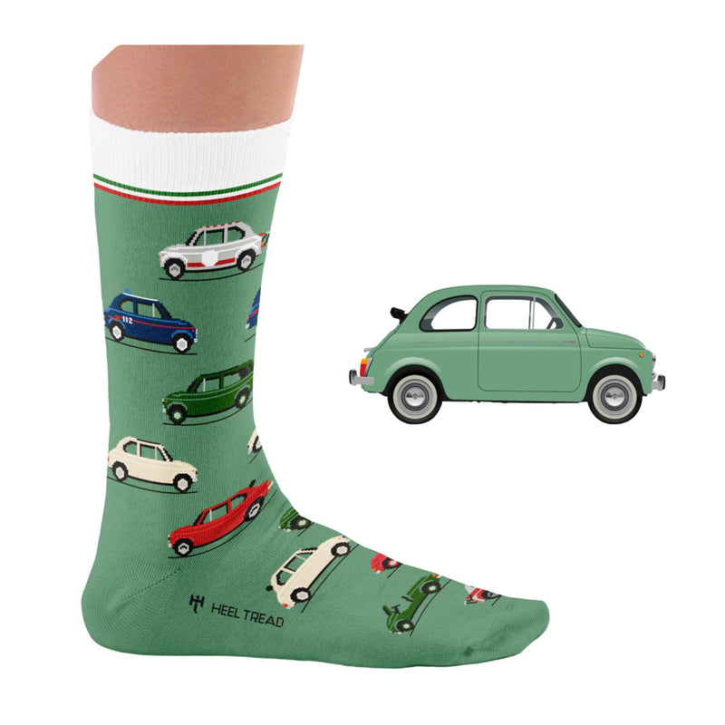 Chaussettes chaussettes-fiat-500 homme vert Sock Affairs Chaussettes chaussettes-fiat-500 homme vert Vert