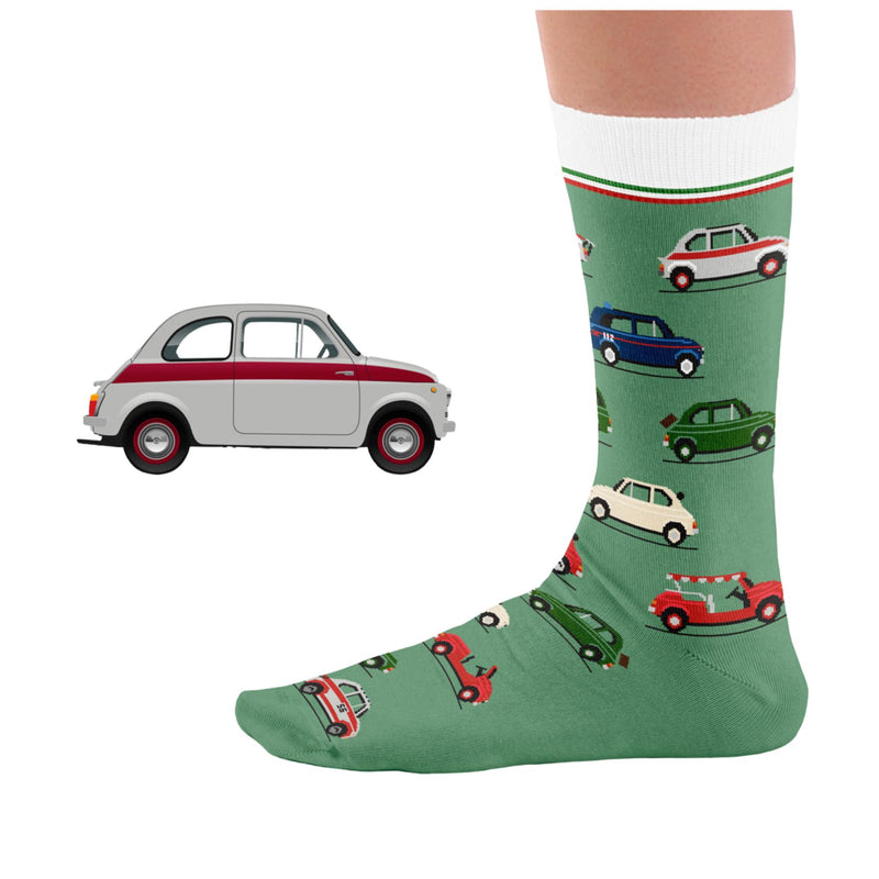 Chaussettes chaussettes-fiat-500 homme vert Sock Affairs Chaussettes chaussettes-fiat-500 homme vert Vert