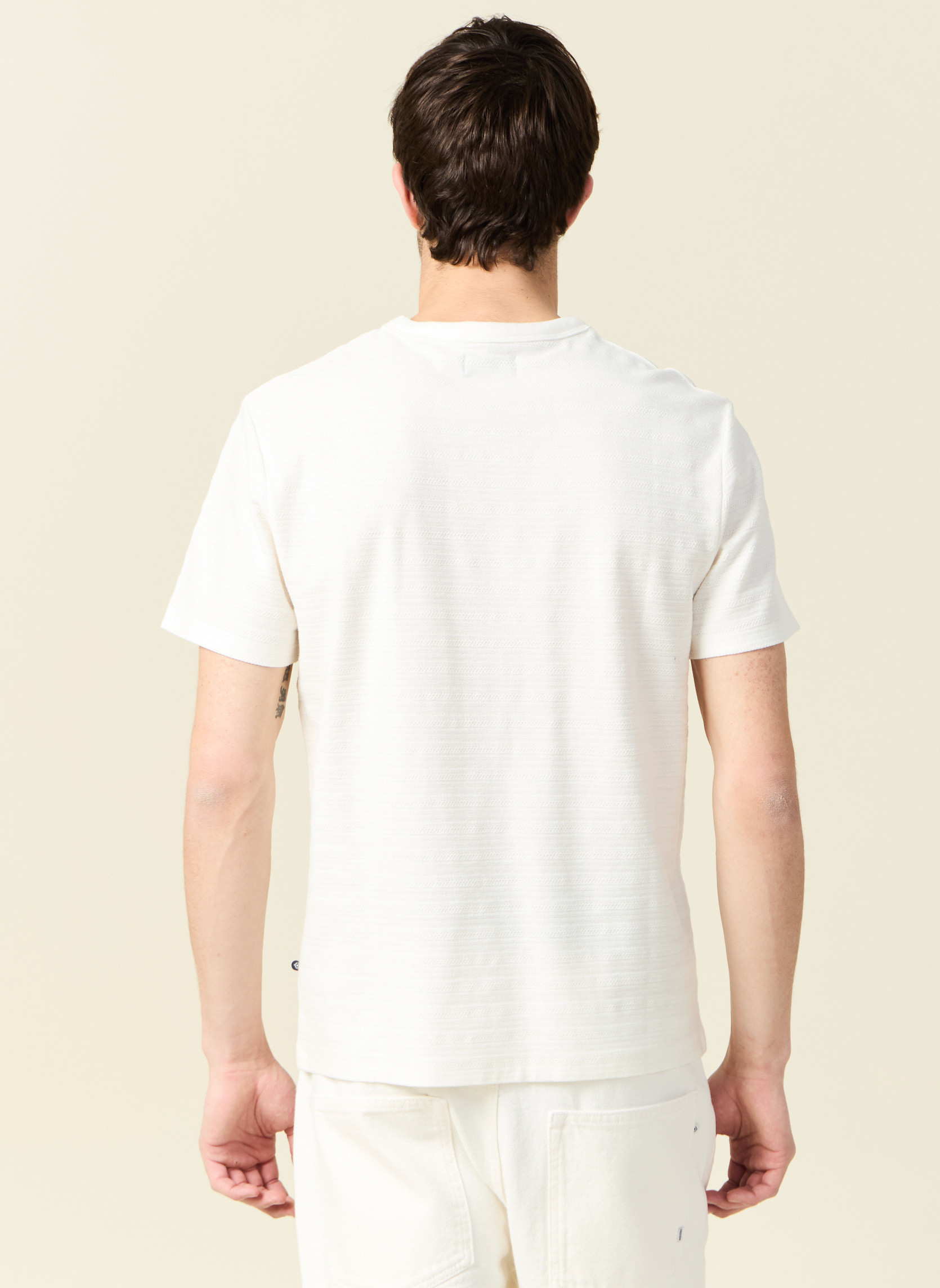 Tee-shirts BUBBLETEE2H homme blanc Bonobo Tee-shirts BUBBLETEE2H homme blanc Blanc