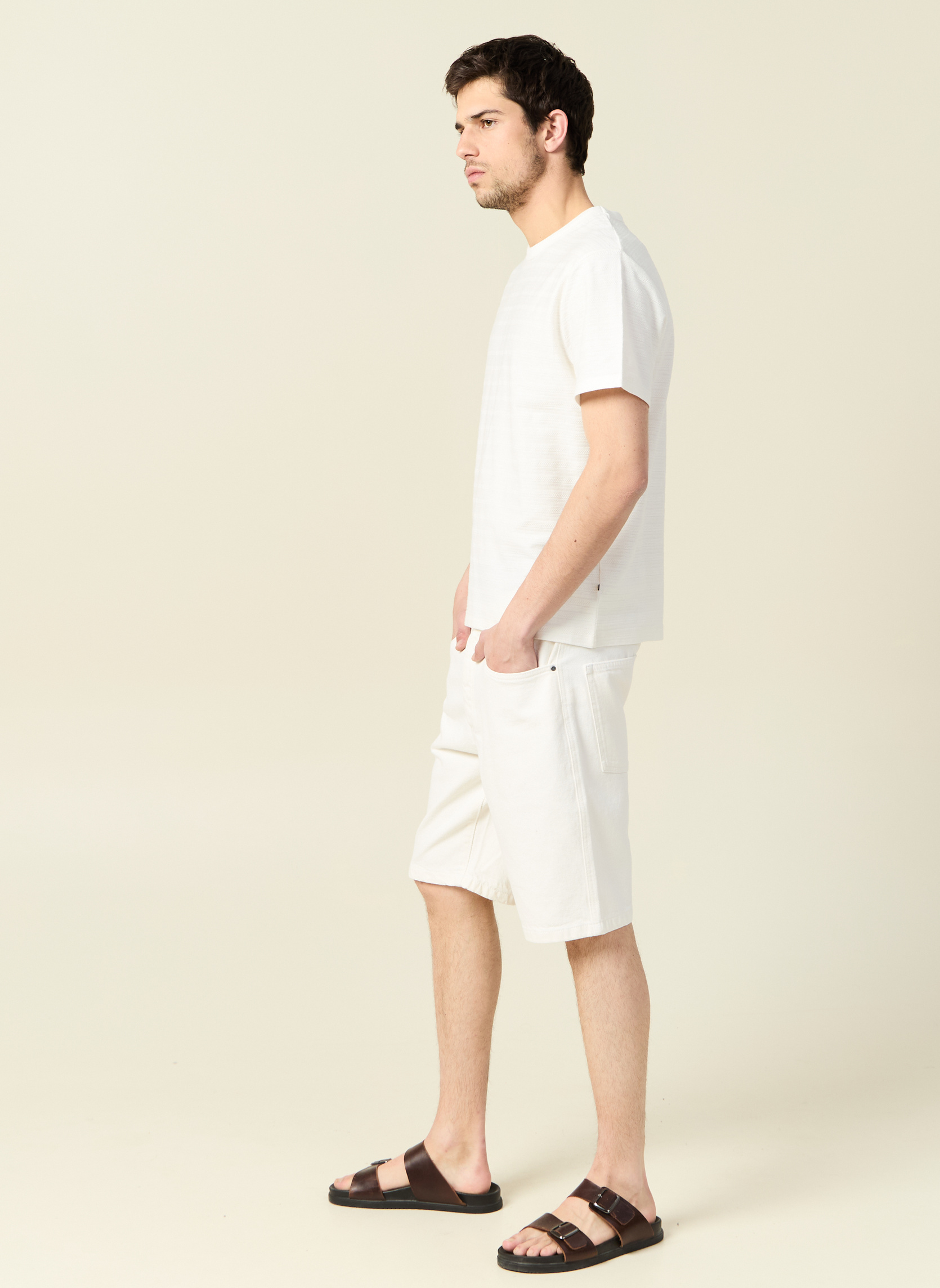 Tee-shirts BUBBLETEE2H homme blanc Bonobo Tee-shirts BUBBLETEE2H homme blanc Blanc