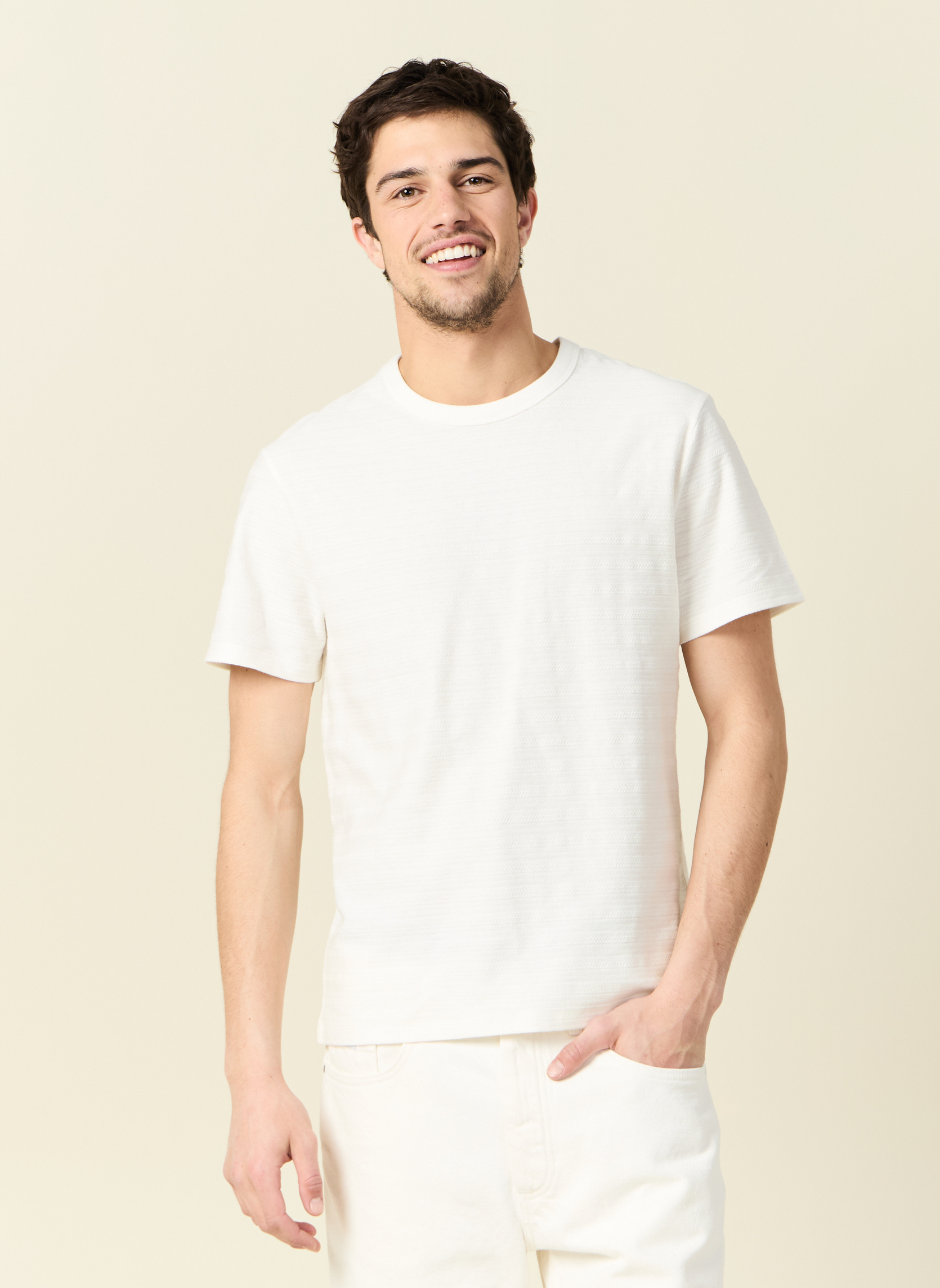 Tee-shirts BUBBLETEE2H homme blanc Bonobo Tee-shirts BUBBLETEE2H homme blanc Blanc