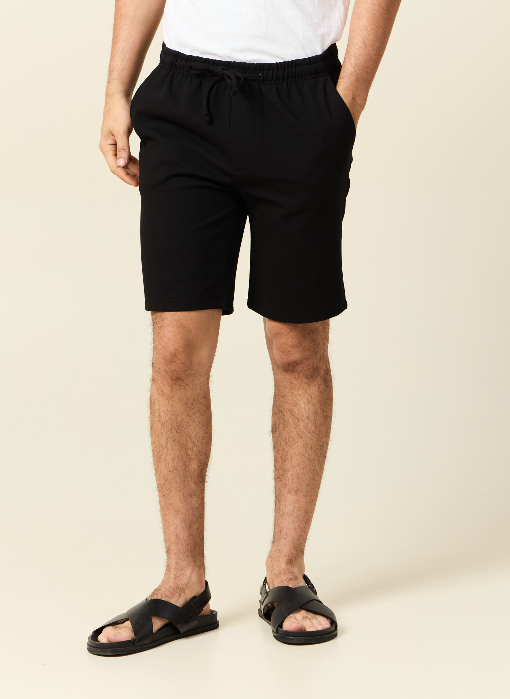 Bermudas PIQUEBERM2H homme noir Bonobo Bermudas PIQUEBERM2H homme noir Noir