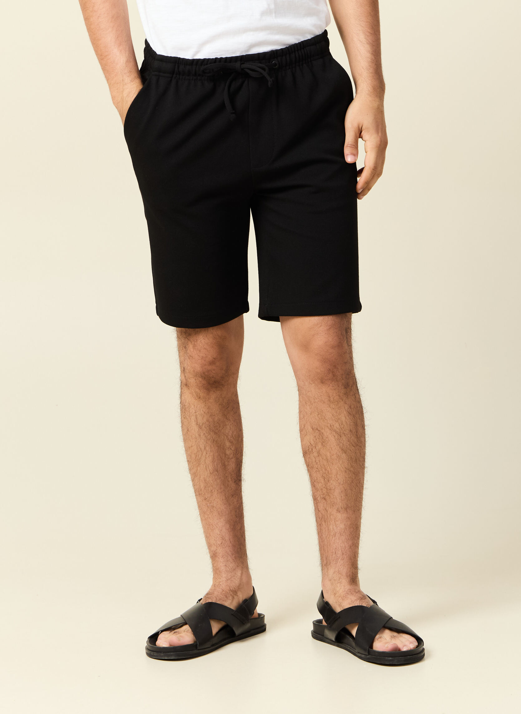 Bermudas PIQUEBERM2H homme noir Bonobo Bermudas PIQUEBERM2H homme noir Noir