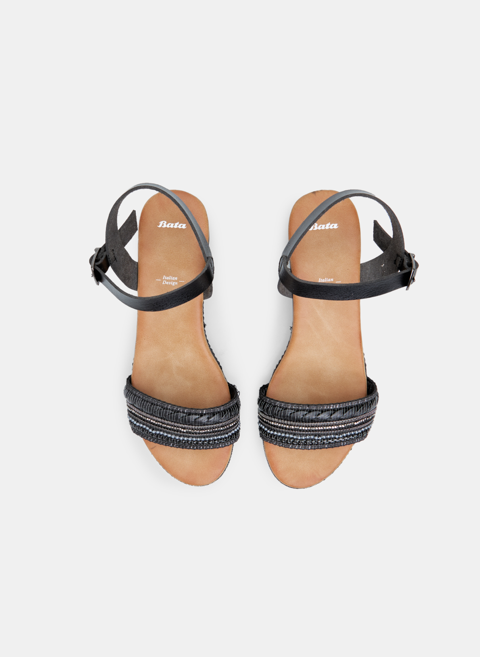 Sandales Élégant Talon Compensé Confortable 11 CM Noir Corde Cuir