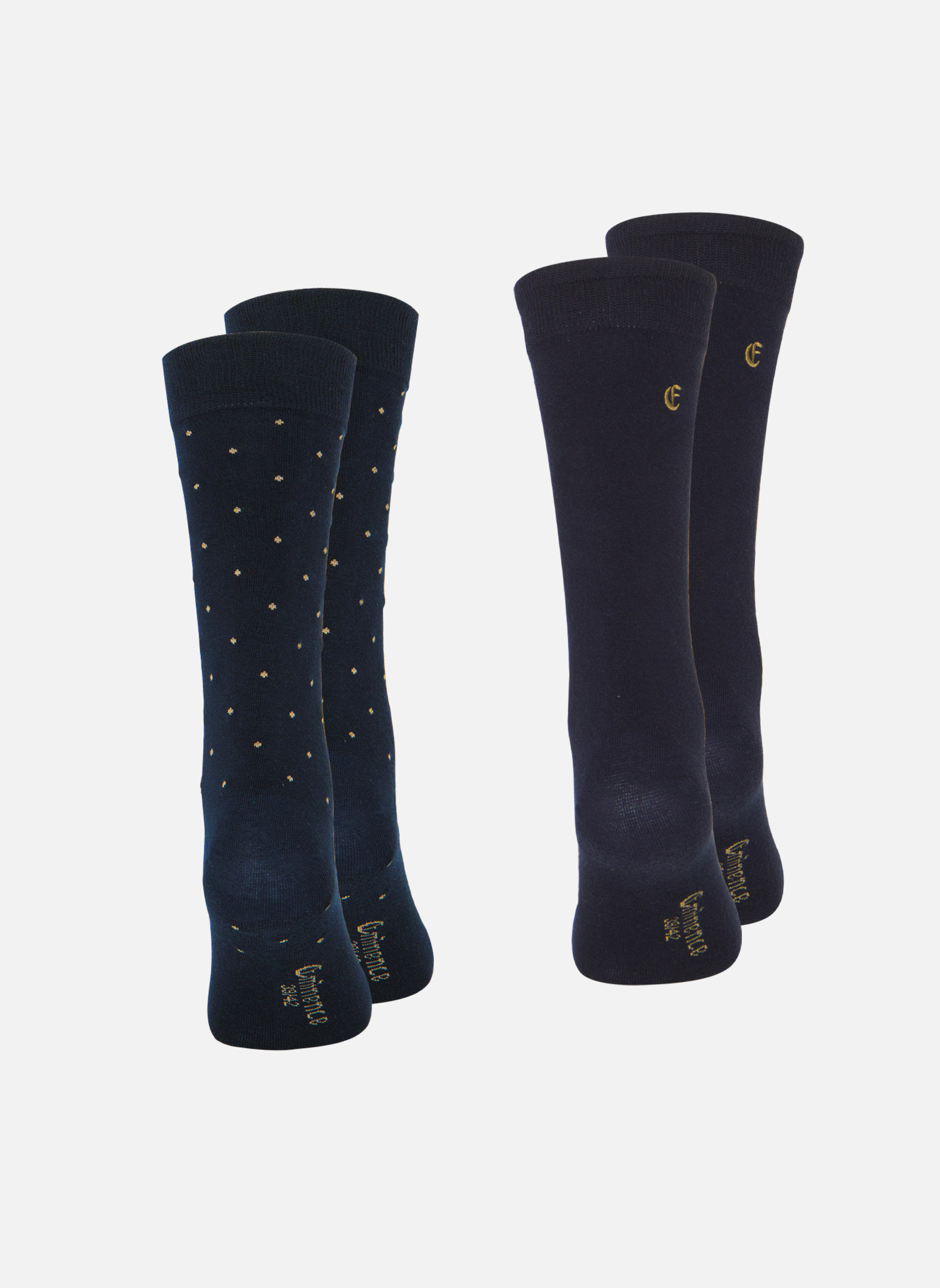 Chaussettes COTON PEIGNE homme bleu Eminence Chaussettes COTON PEIGNE homme bleu Bleu