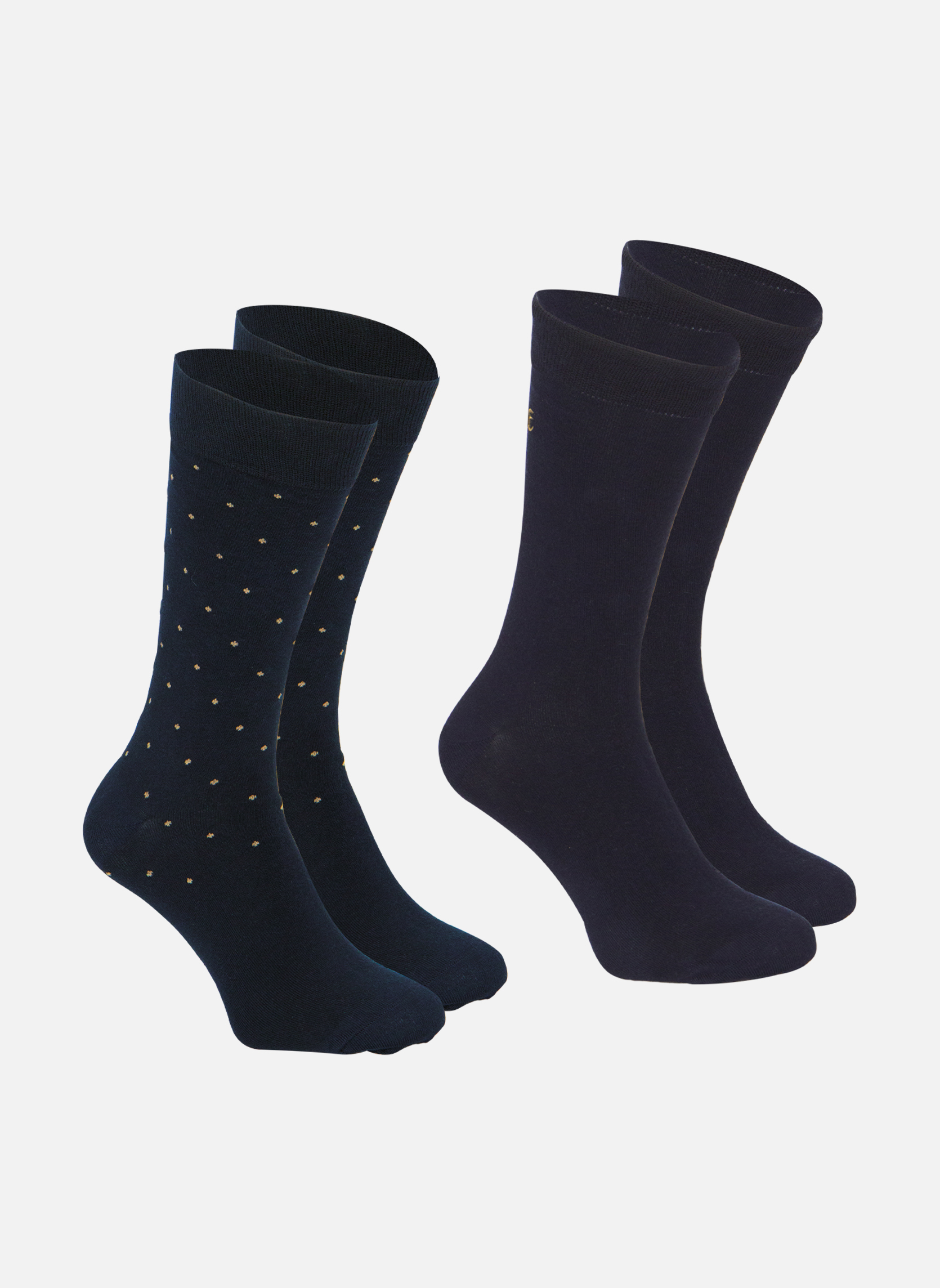 Chaussettes COTON PEIGNE homme bleu Eminence Chaussettes COTON PEIGNE homme bleu Bleu