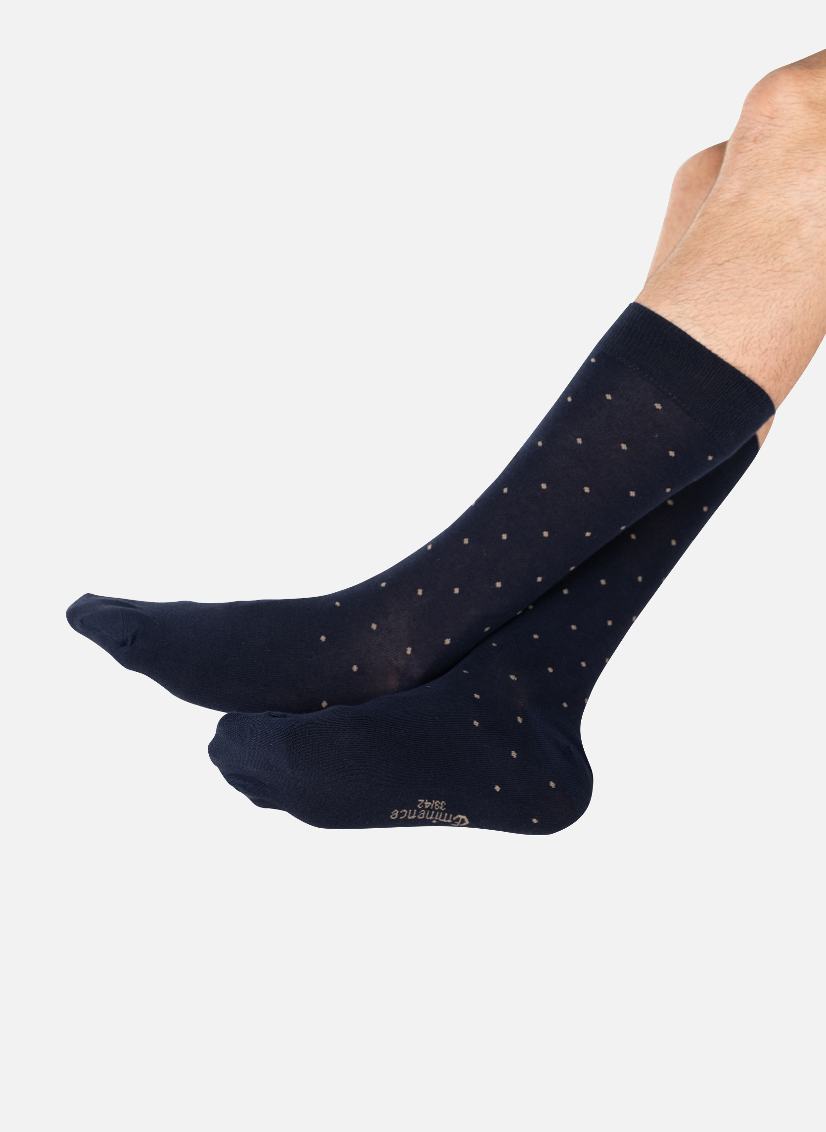 Chaussettes COTON PEIGNE homme bleu Eminence Chaussettes COTON PEIGNE homme bleu Bleu