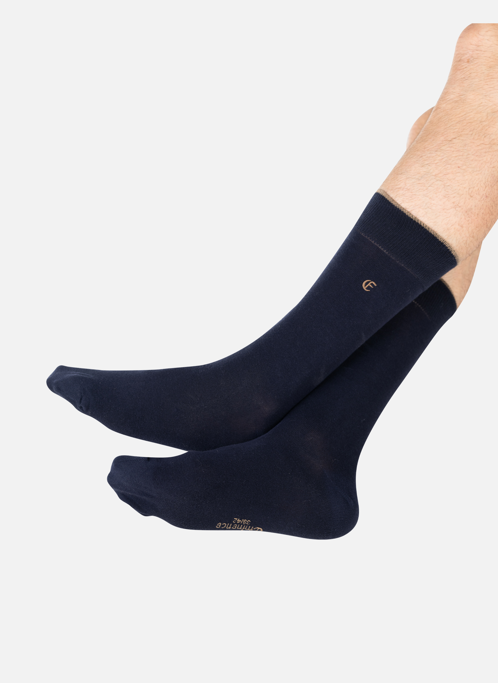 Chaussettes COTON PEIGNE homme bleu Eminence Chaussettes COTON PEIGNE homme bleu Bleu