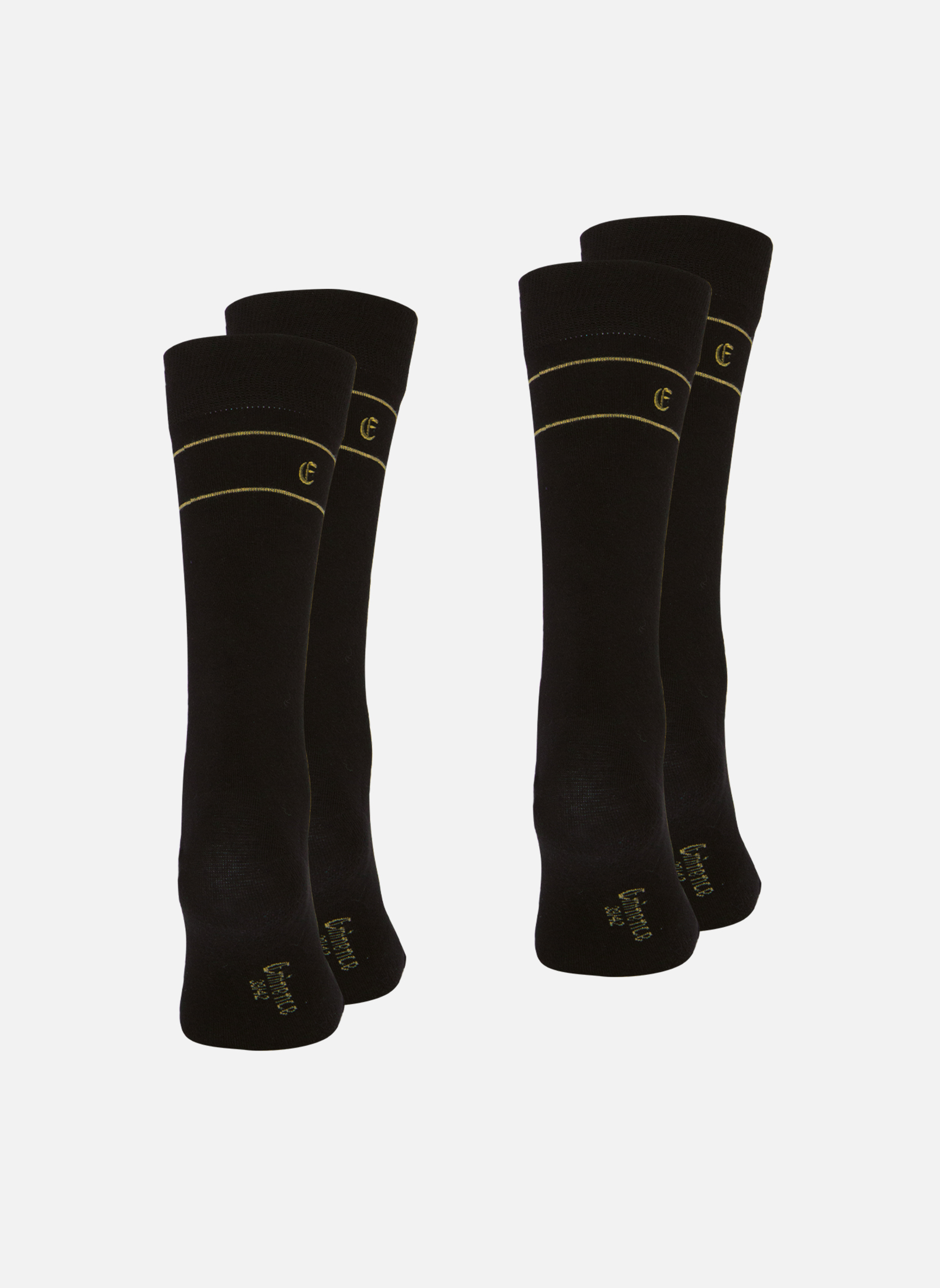 Lot 12 Paires Chaussettes Homme Mi-Mollet Noires – Coton Respirant Confort – Taille 40-45 Ado & Adulte