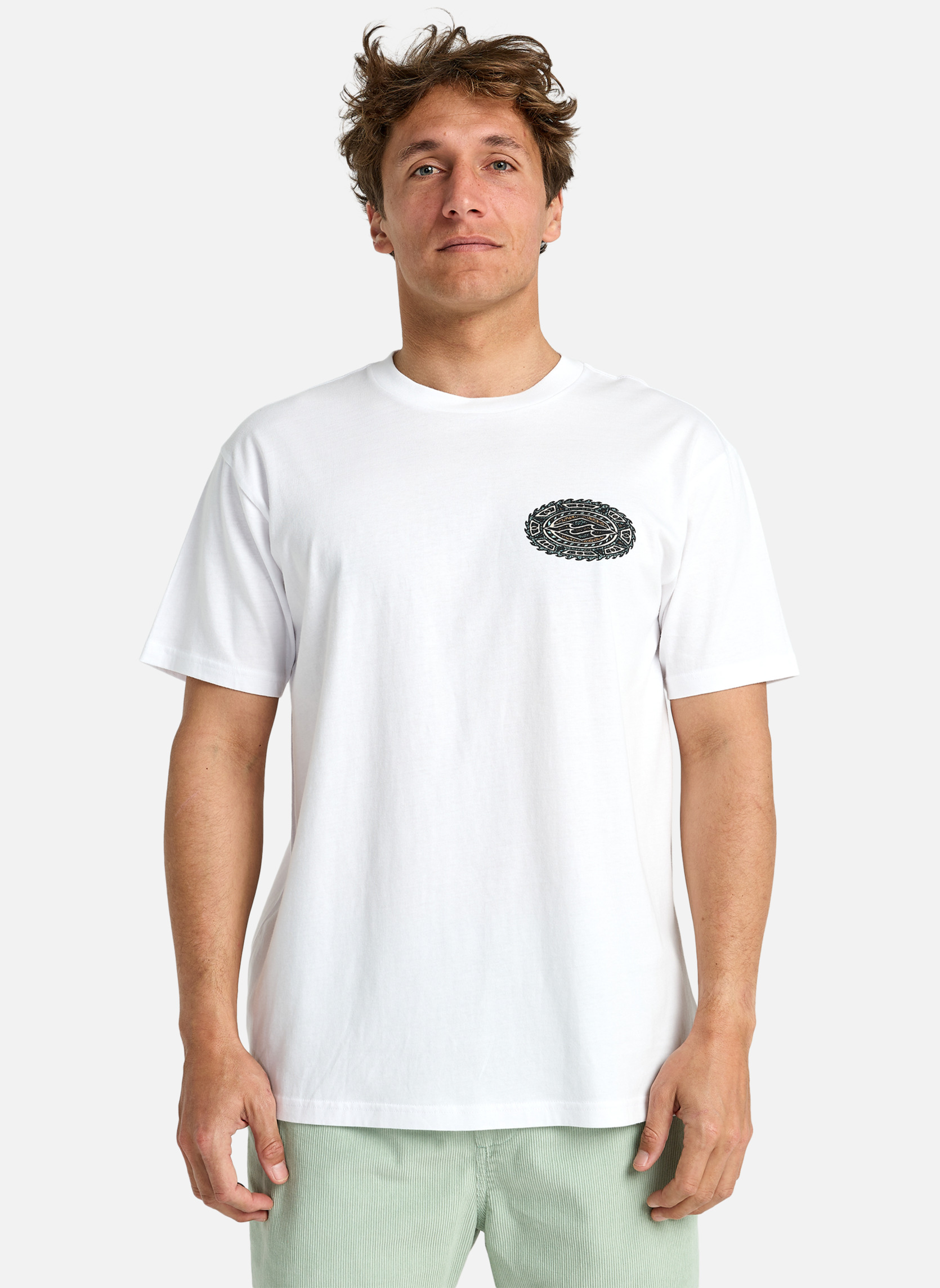 T-shirt Pingu Wave Blanc Unisexe Adulte - Manches Courtes, Neuf Avec étiquettes