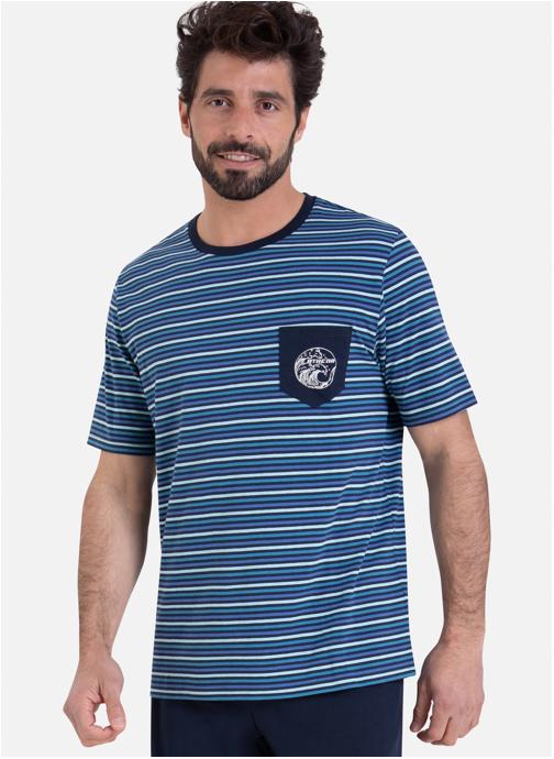 ATHENA Combinaisons RAYURES WAVES homme bleu