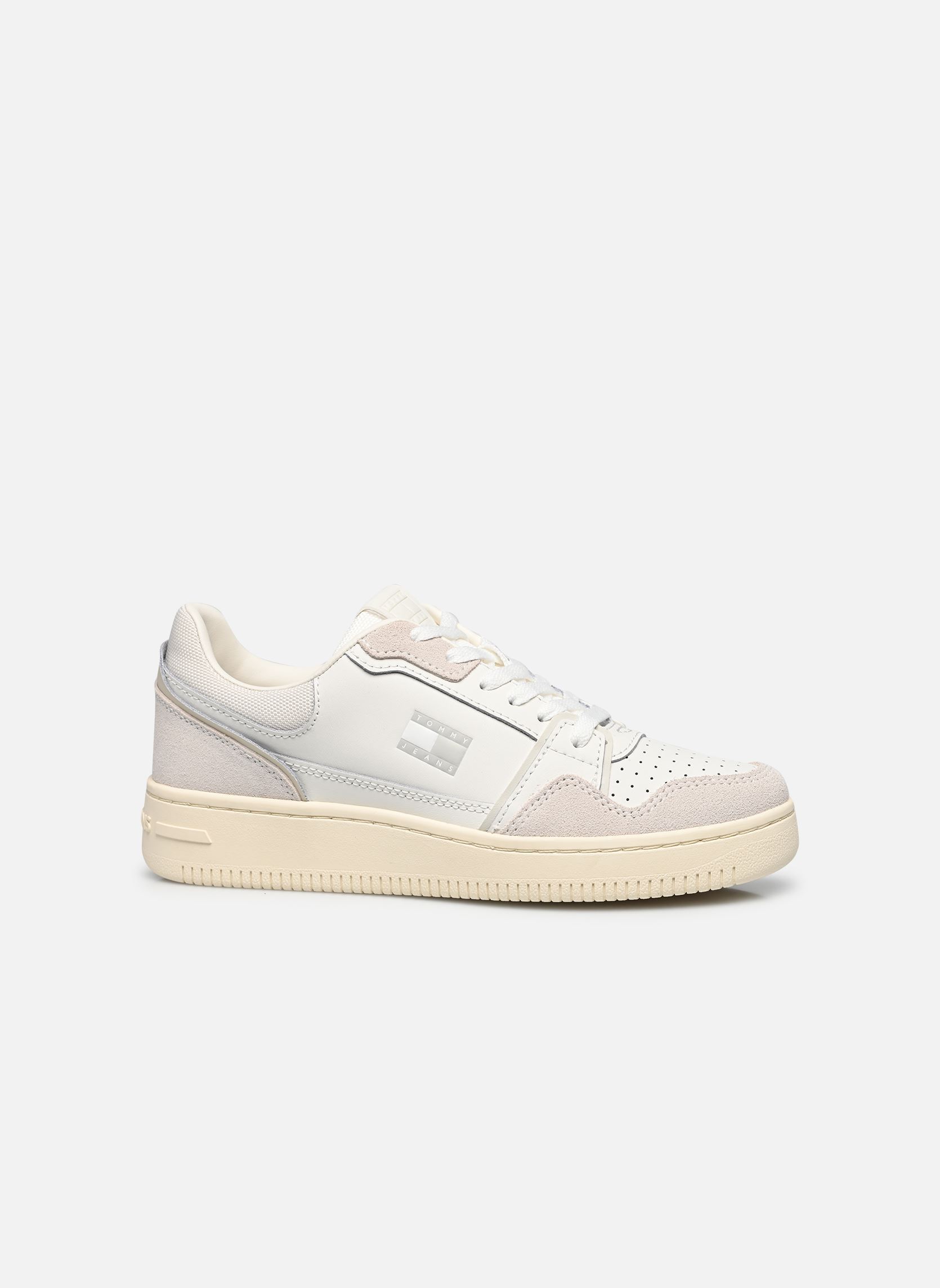 Sneaker TJW RETRO BASKET SNE W damen grau Tommy Jeans Sneaker TJW RETRO BASKET SNE W damen grau WHITE