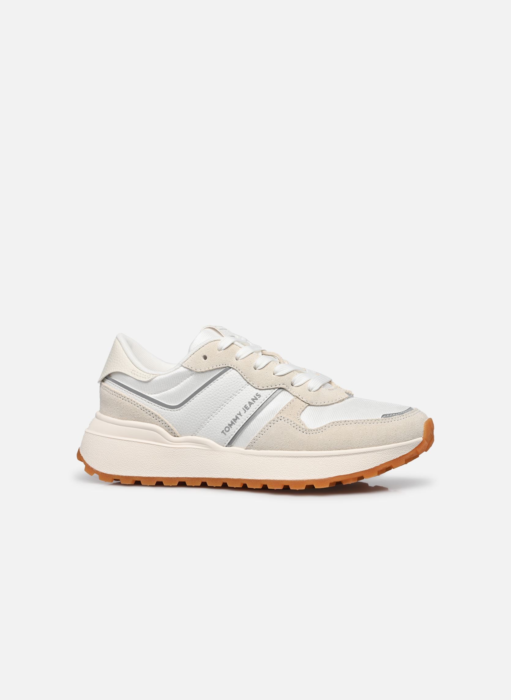 Baskets TJW CLEATED RUNNER femme blanc Tommy Jeans Baskets TJW CLEATED RUNNER femme blanc WHITE