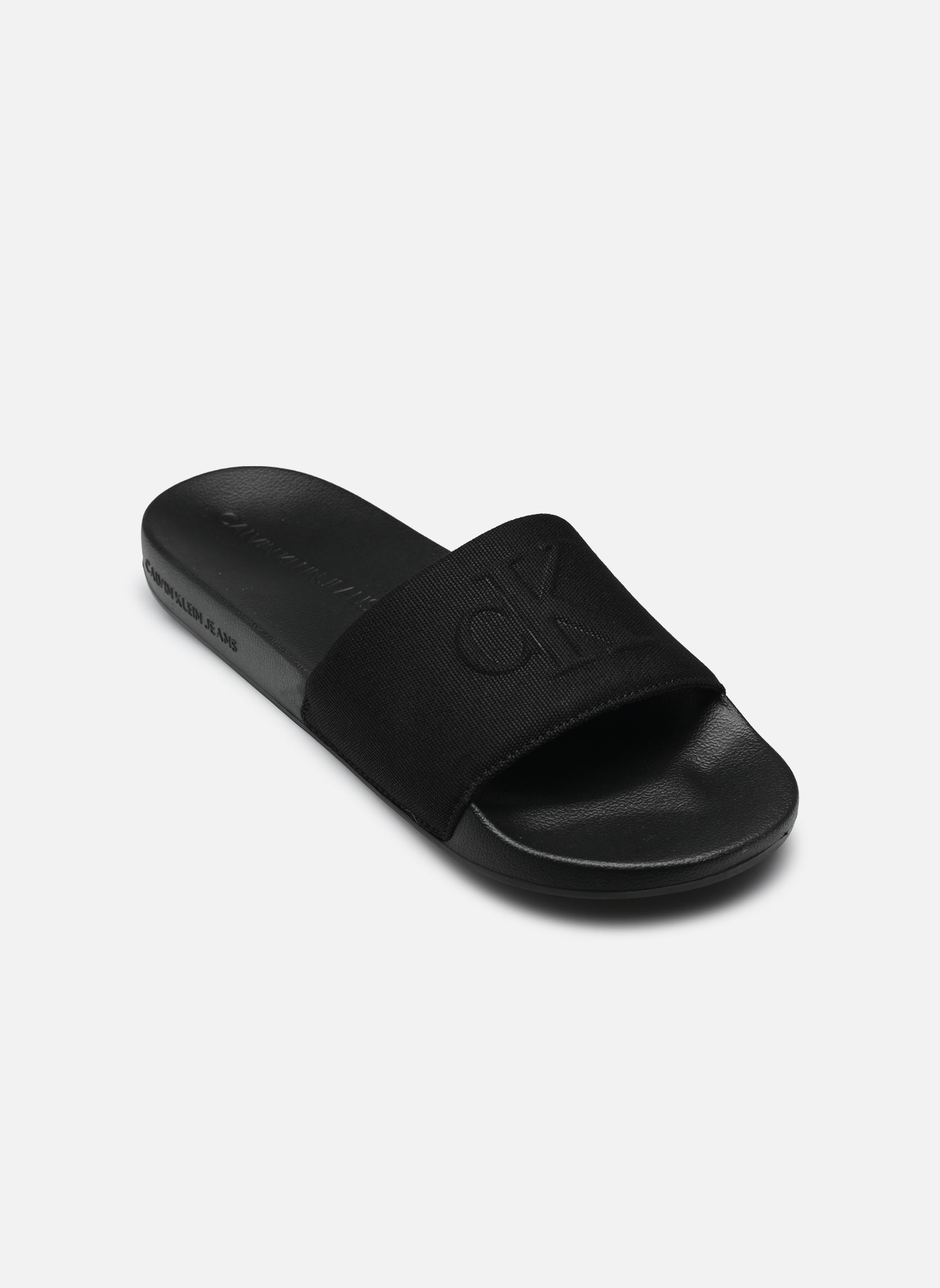 Tongs Rider Drip Slide AD Pour Homme - Noir - Dessus Synthétique, Semelle Confortable