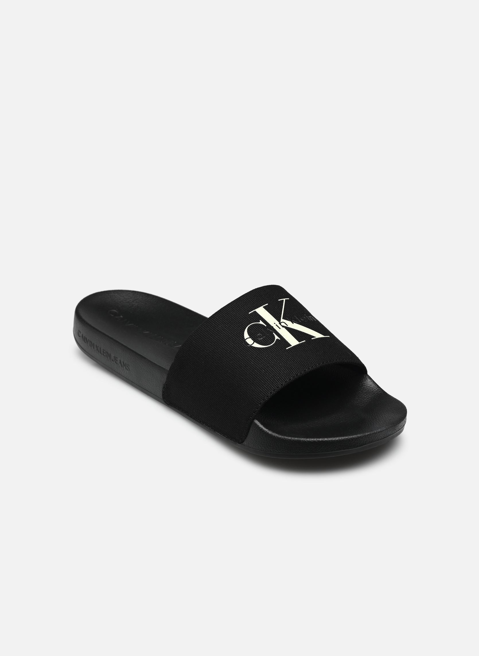 Tongs Calvin Klein SLIDE MONOLOGO CV pour Homme