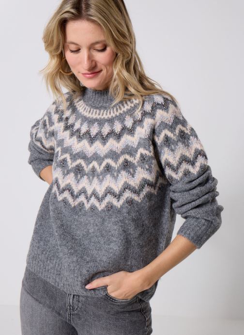 MADE BY Truien MJACQUARD2 dames grijs