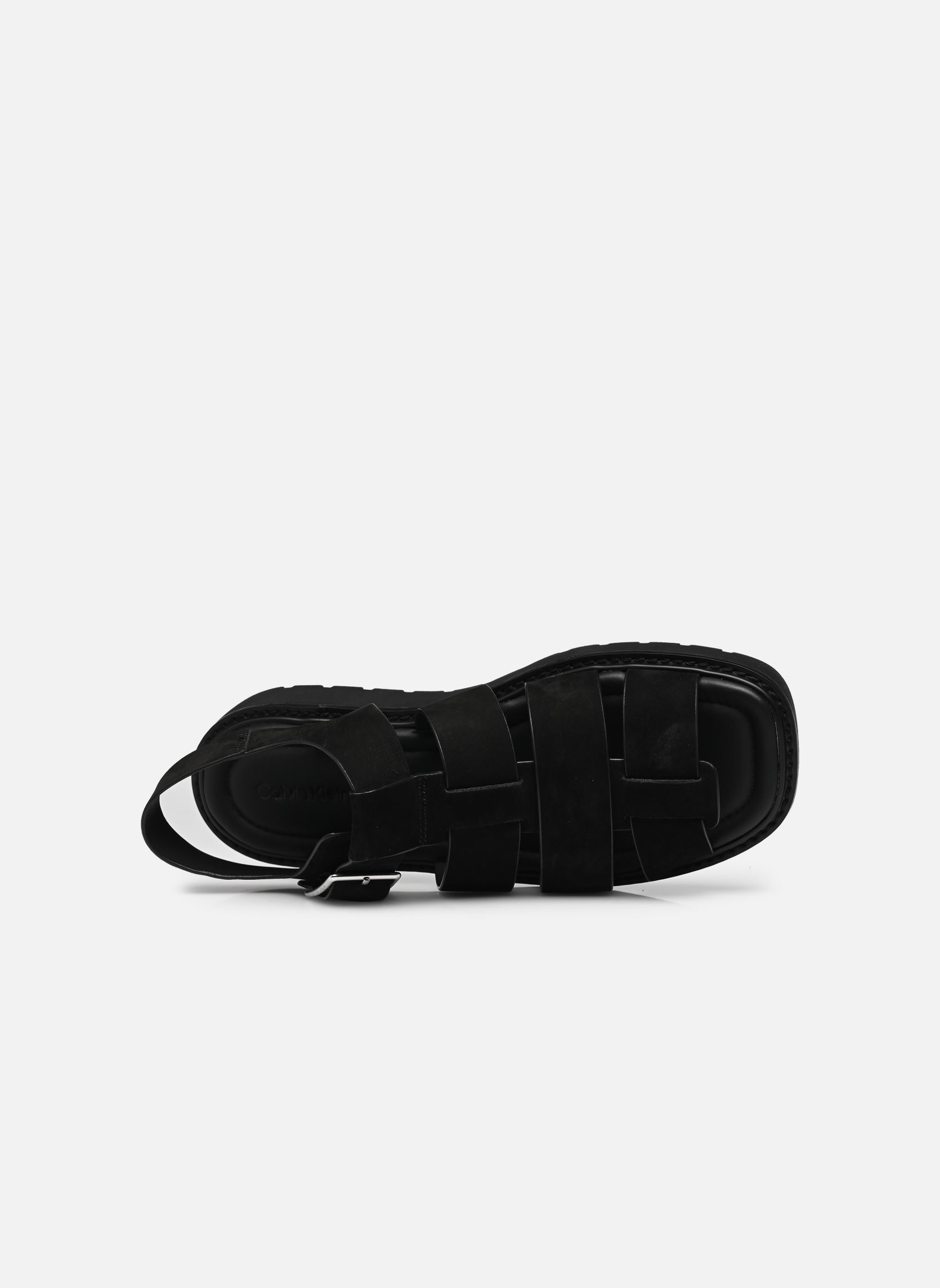 Flache Sandalen FISHERMAN HW SANDAL damen schwarz Calvin Klein Flache Sandalen FISHERMAN HW SANDAL damen schwarz BLACK