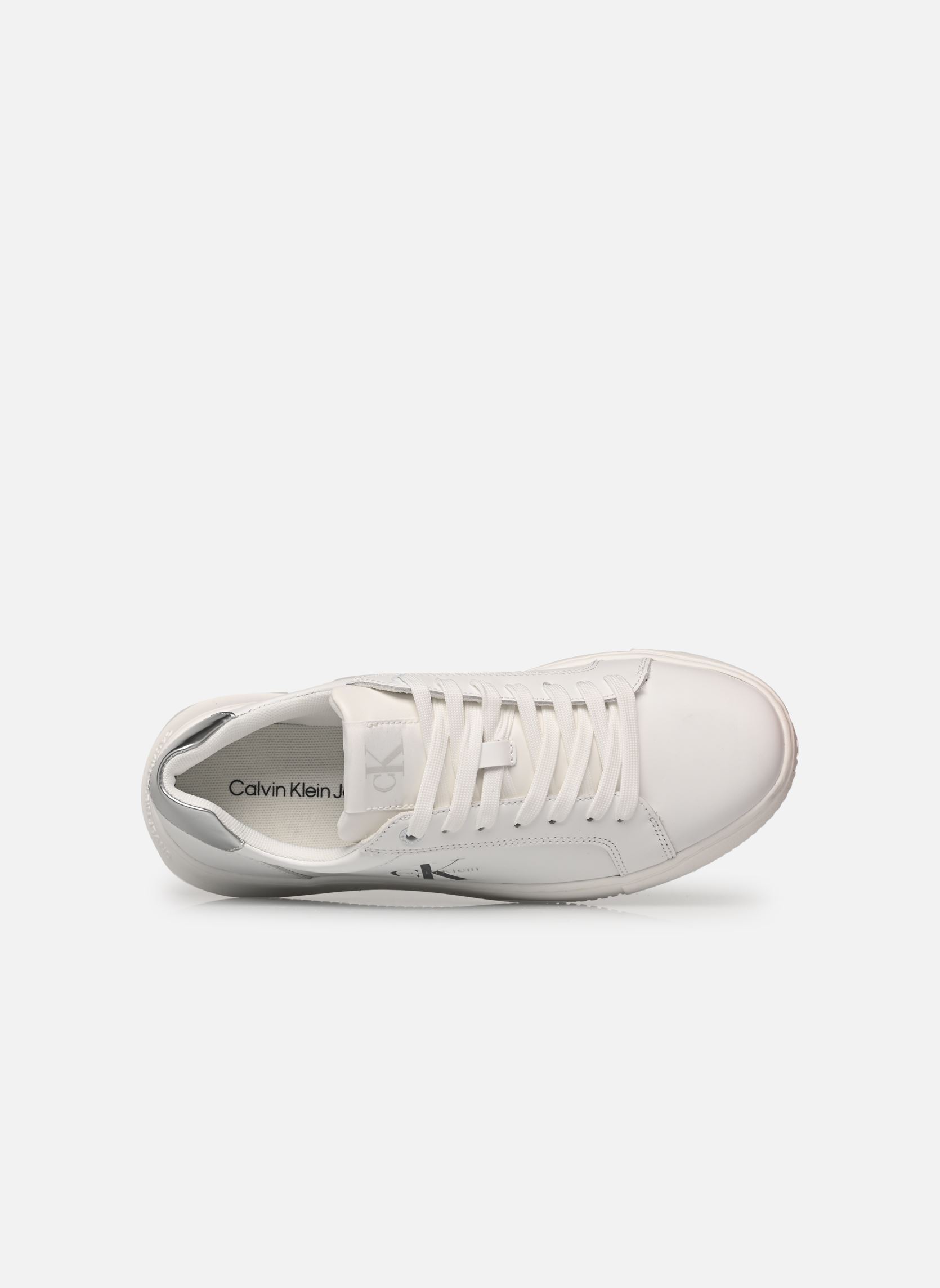 Sneaker CHUNKY CUPSOLE LTH S damen weiß Calvin Klein Sneaker CHUNKY CUPSOLE LTH S damen weiß WHITE