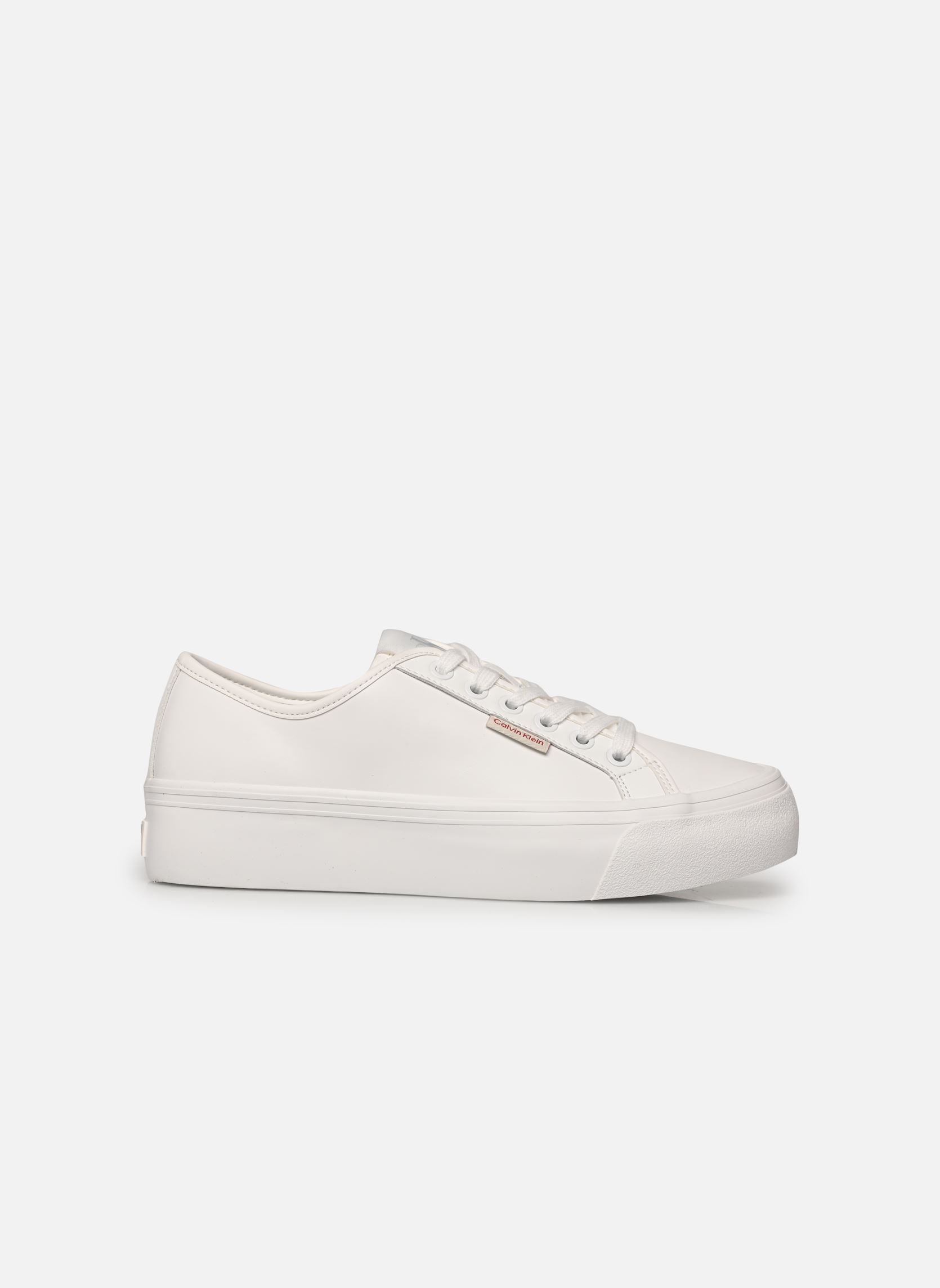 Sneakers VULC FLATFORM LTH dames wit Calvin Klein Sneakers VULC FLATFORM LTH dames wit WHITE