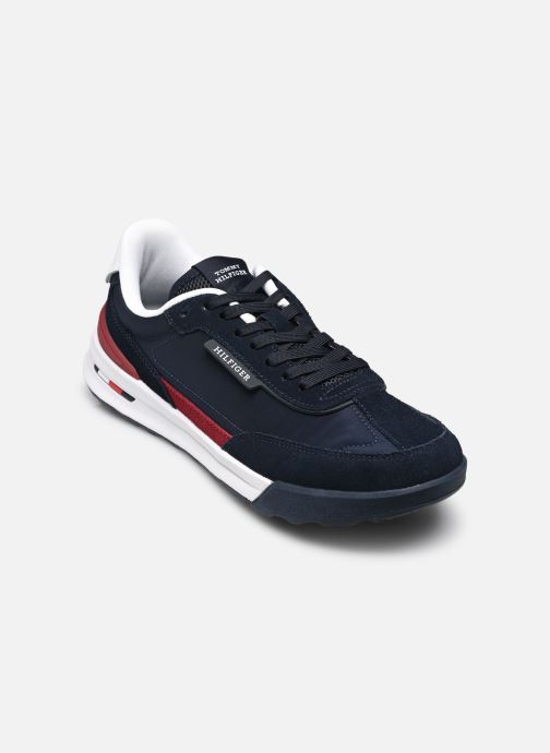 Baskets Tommy Hilfiger RETRO RUNNER NYLON M Bleu vue détail/paire