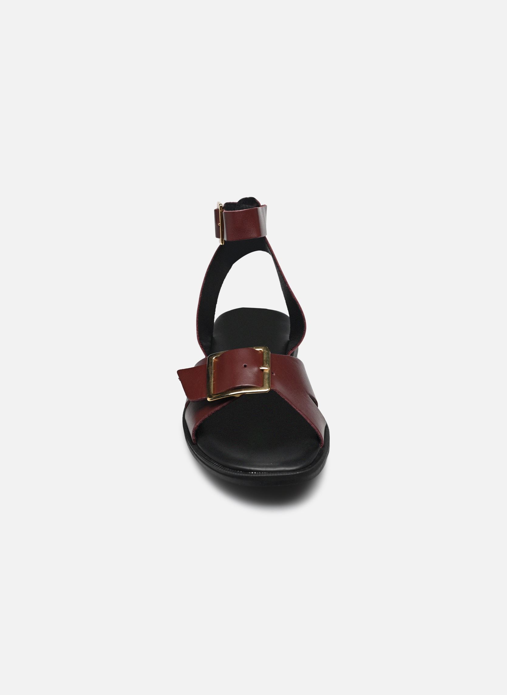 Sandales plates Nevada femme bordeaux Texto Sandales plates Nevada femme bordeaux Bordeaux