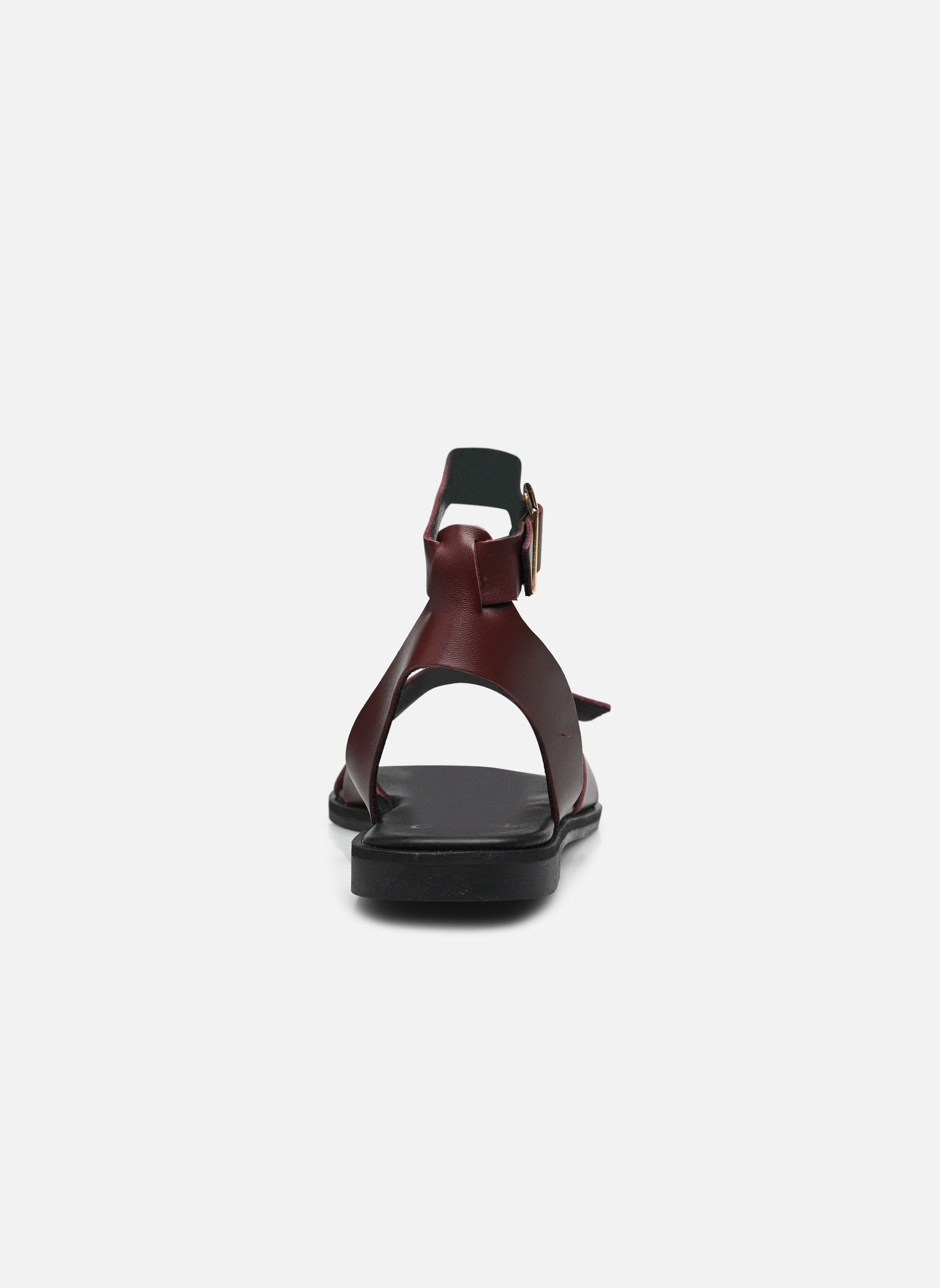 Sandales plates Nevada femme bordeaux Texto Sandales plates Nevada femme bordeaux Bordeaux