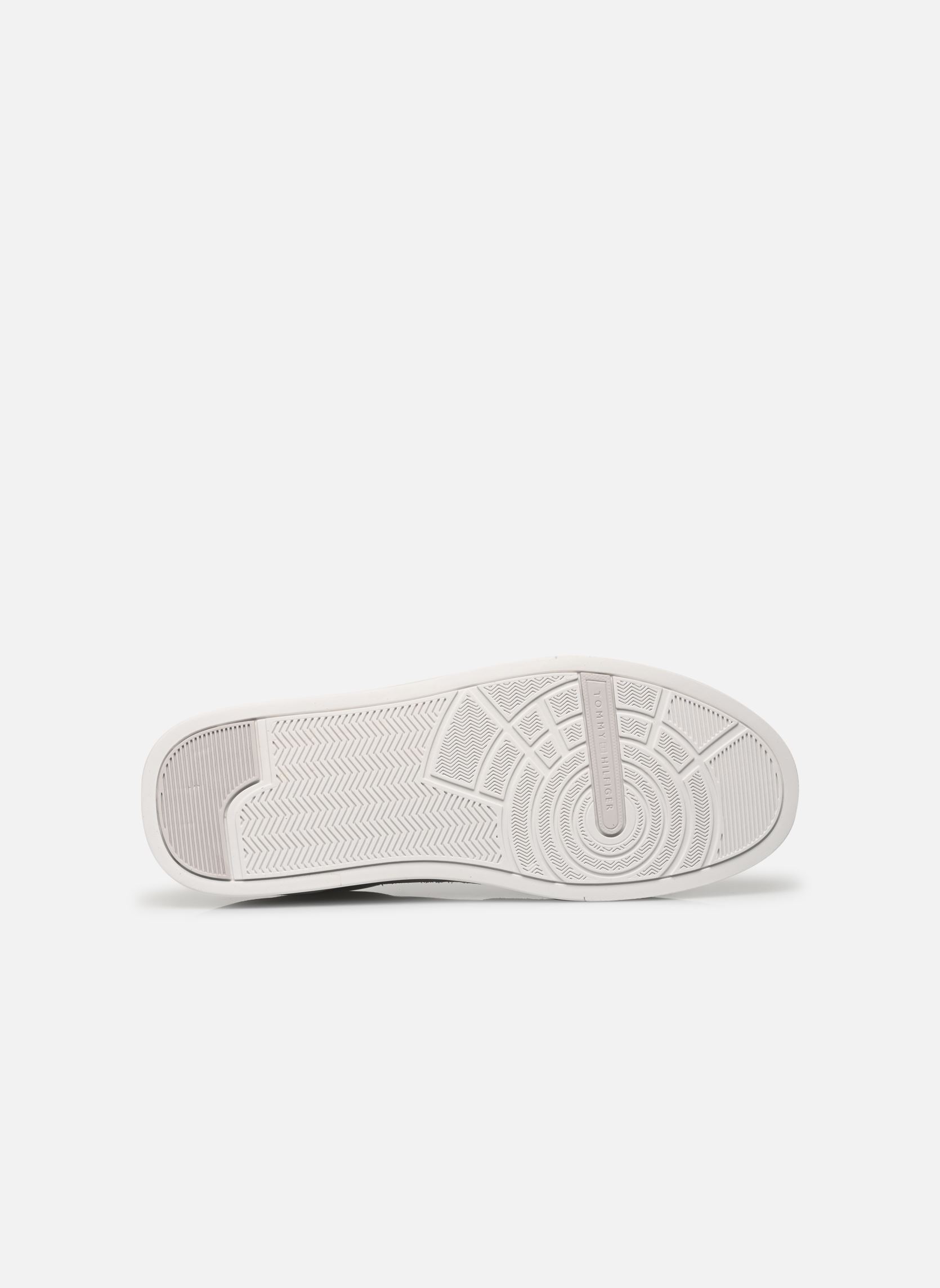 Baskets TH COURT CRAFT LTH WHT homme blanc Tommy Hilfiger Baskets TH COURT CRAFT LTH WHT homme blanc WHITE