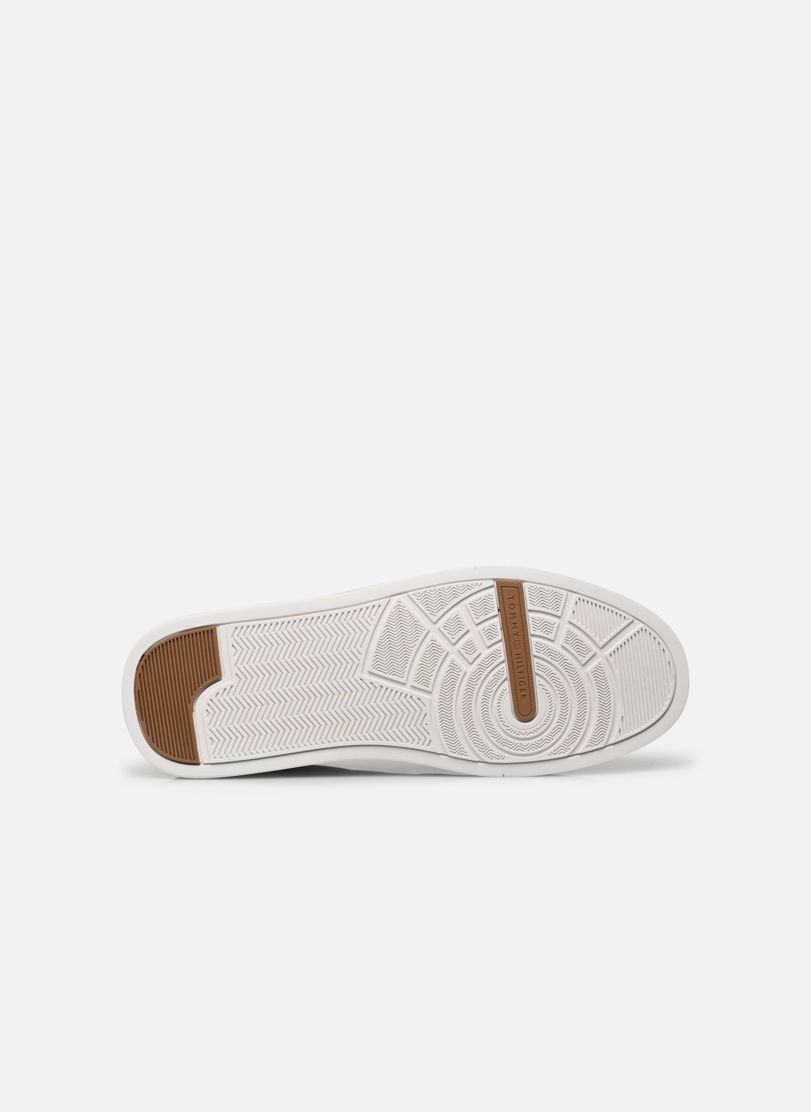 Baskets TH COURT CRAFT LTH homme blanc Tommy Hilfiger Baskets TH COURT CRAFT LTH homme blanc WHITE
