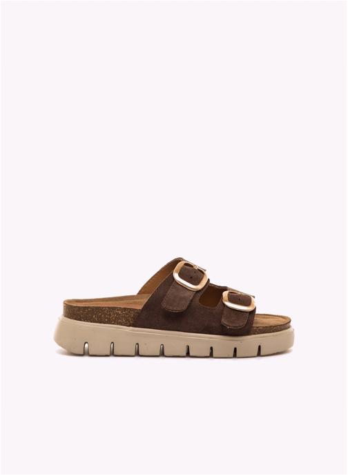 MTNG Sandales Sandales plates Femme MTNG LION marron femme marron