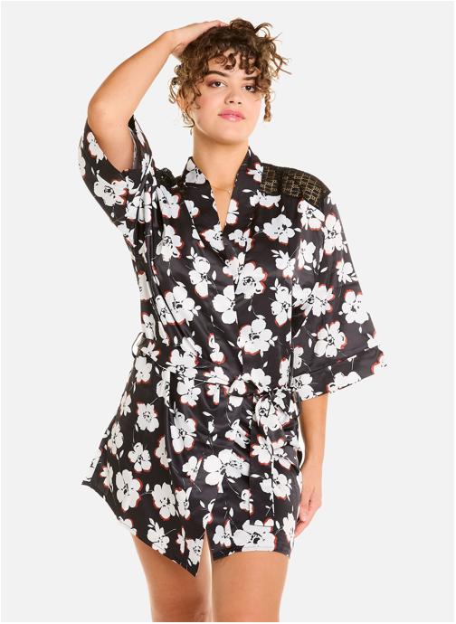 Camille Cerf & Pomm'Poire Robes de chambre noir