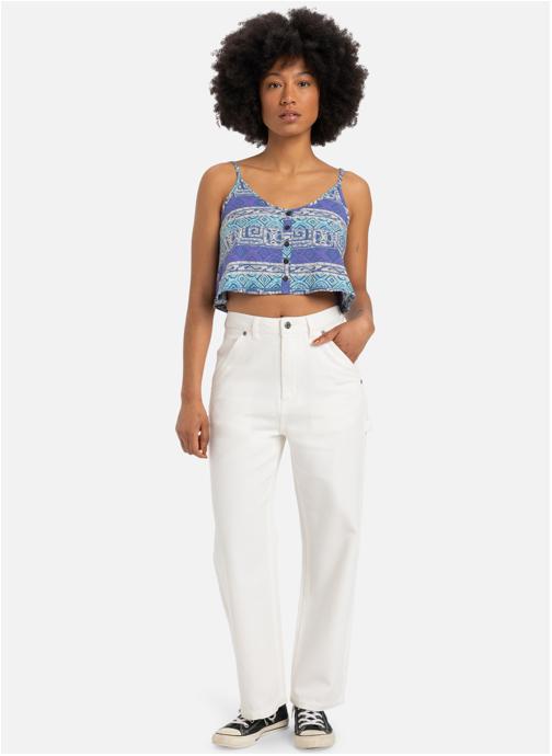 Quiksilver Pantalons droit Carpenter femme blanc