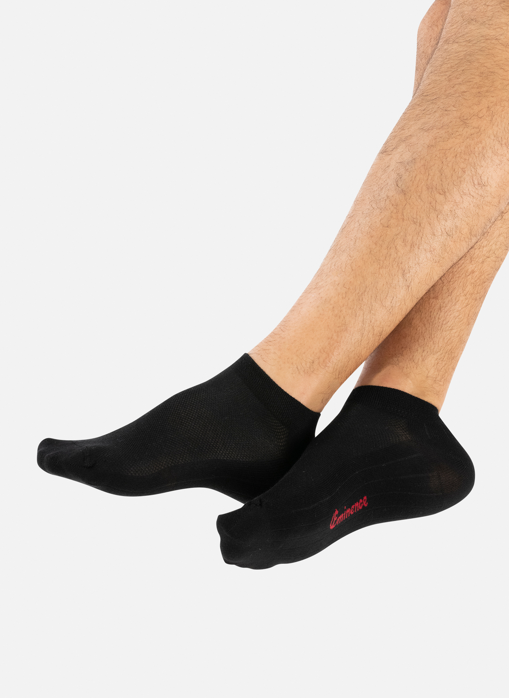 Socquettes COTON PEIGNE homme noir Eminence Socquettes COTON PEIGNE homme noir Noir