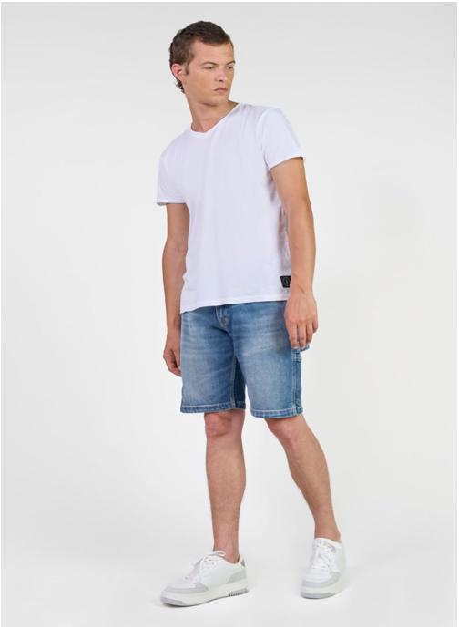 Le temps des cerises Bermudas Bermuda short en jeans KUREL Blue homme bleu