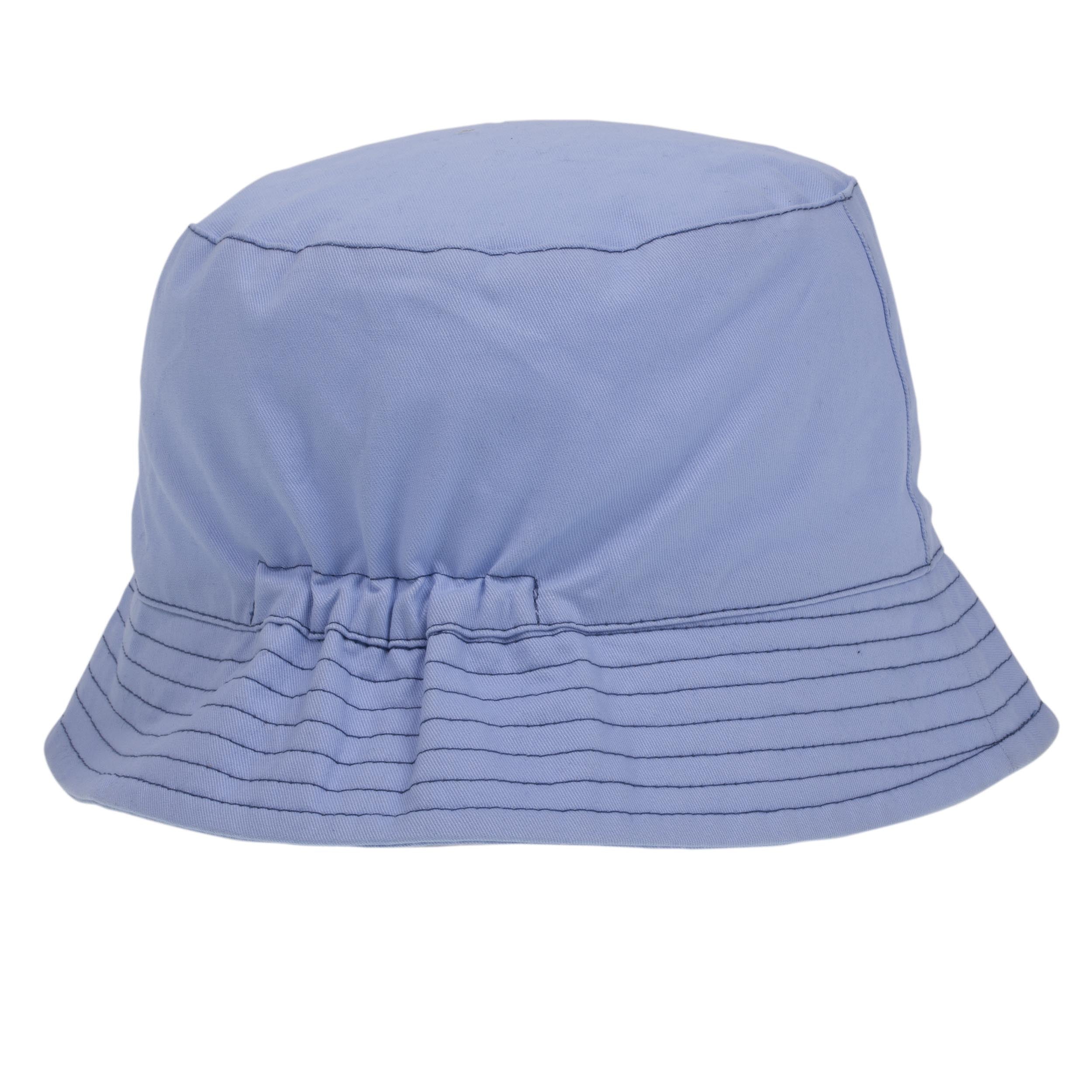 Chapeaux Bob enfant 4-8 ans Bleu brodé fille bleu Isotoner Chapeaux Bob enfant 4-8 ans Bleu brodé fille bleu Bleu clair