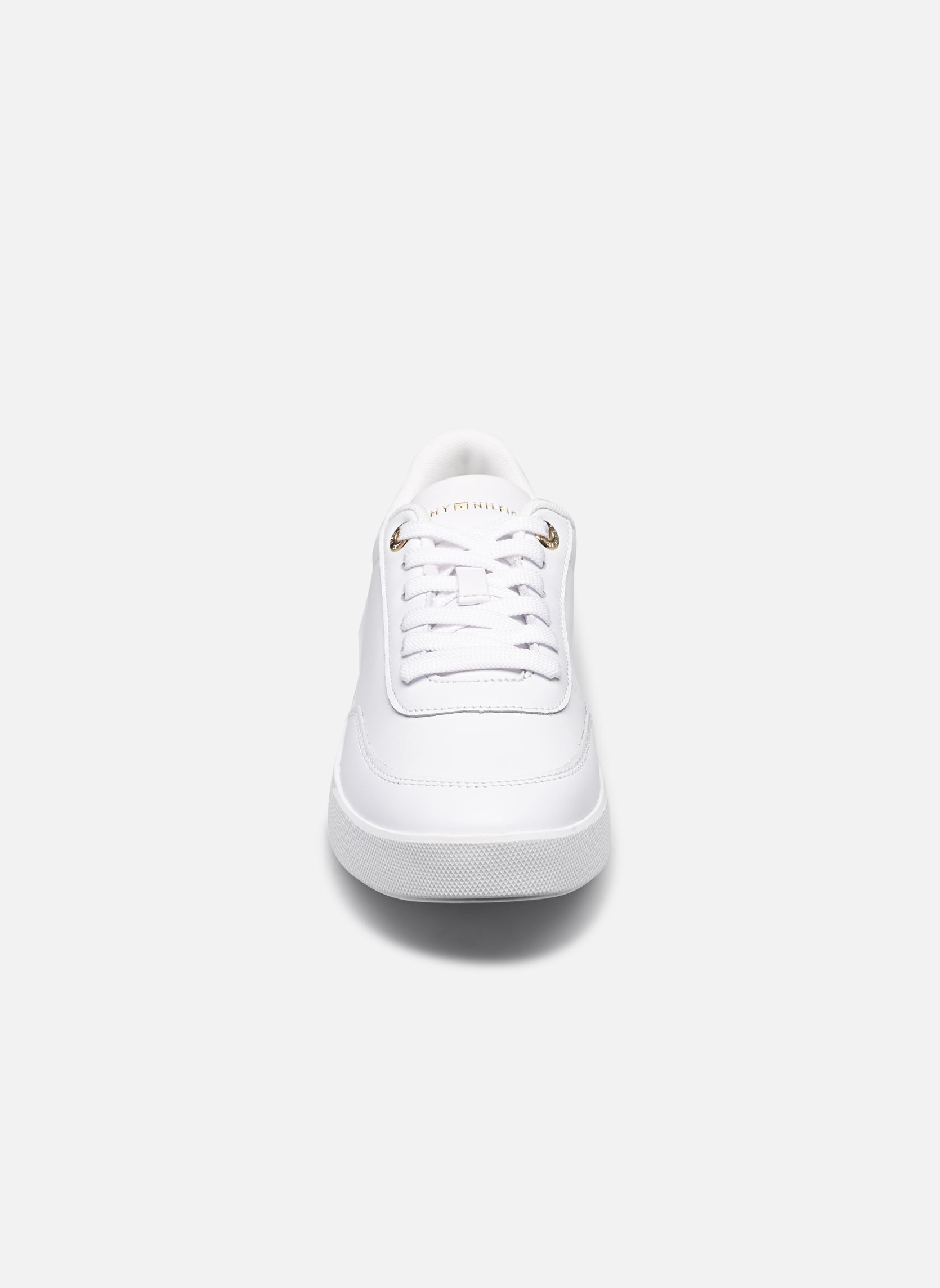 Niedrige Sneaker ESSENTIAL CHIC COURT WHT damen weiß Tommy Hilfiger Niedrige Sneaker ESSENTIAL CHIC COURT WHT damen weiß WHITE