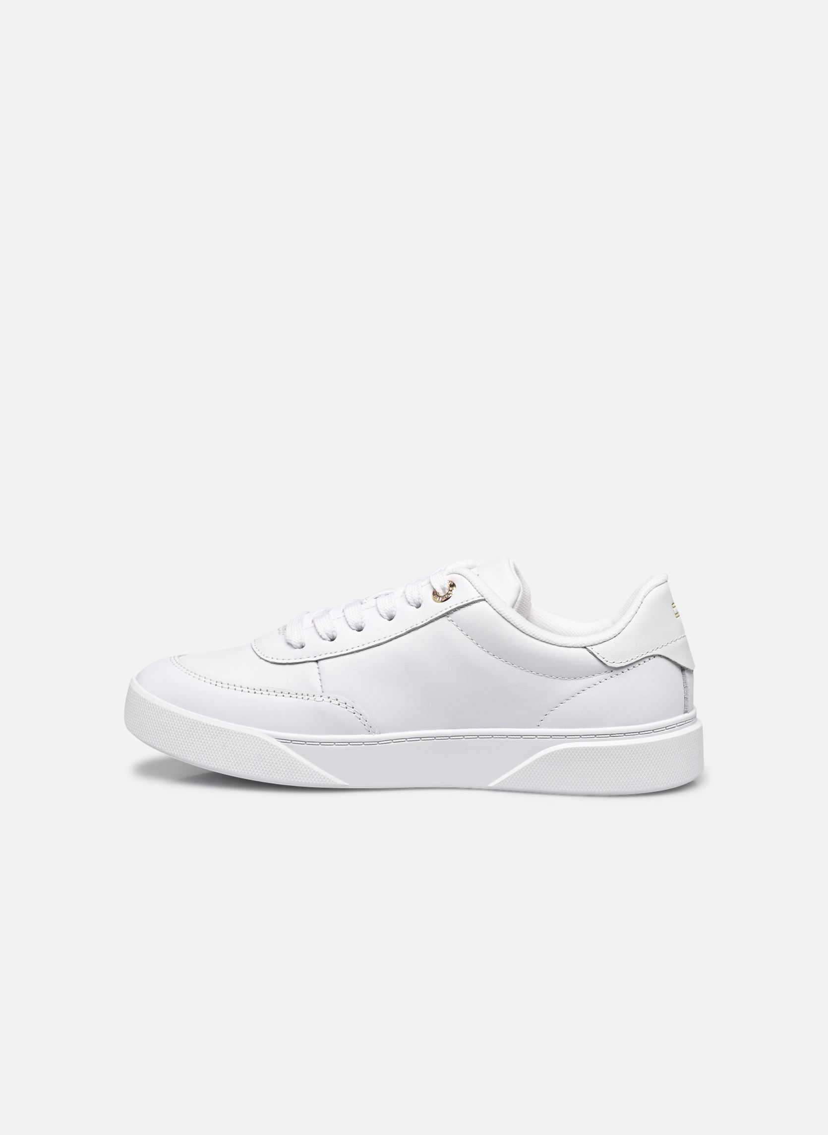 Niedrige Sneaker ESSENTIAL CHIC COURT WHT damen weiß Tommy Hilfiger Niedrige Sneaker ESSENTIAL CHIC COURT WHT damen weiß WHITE